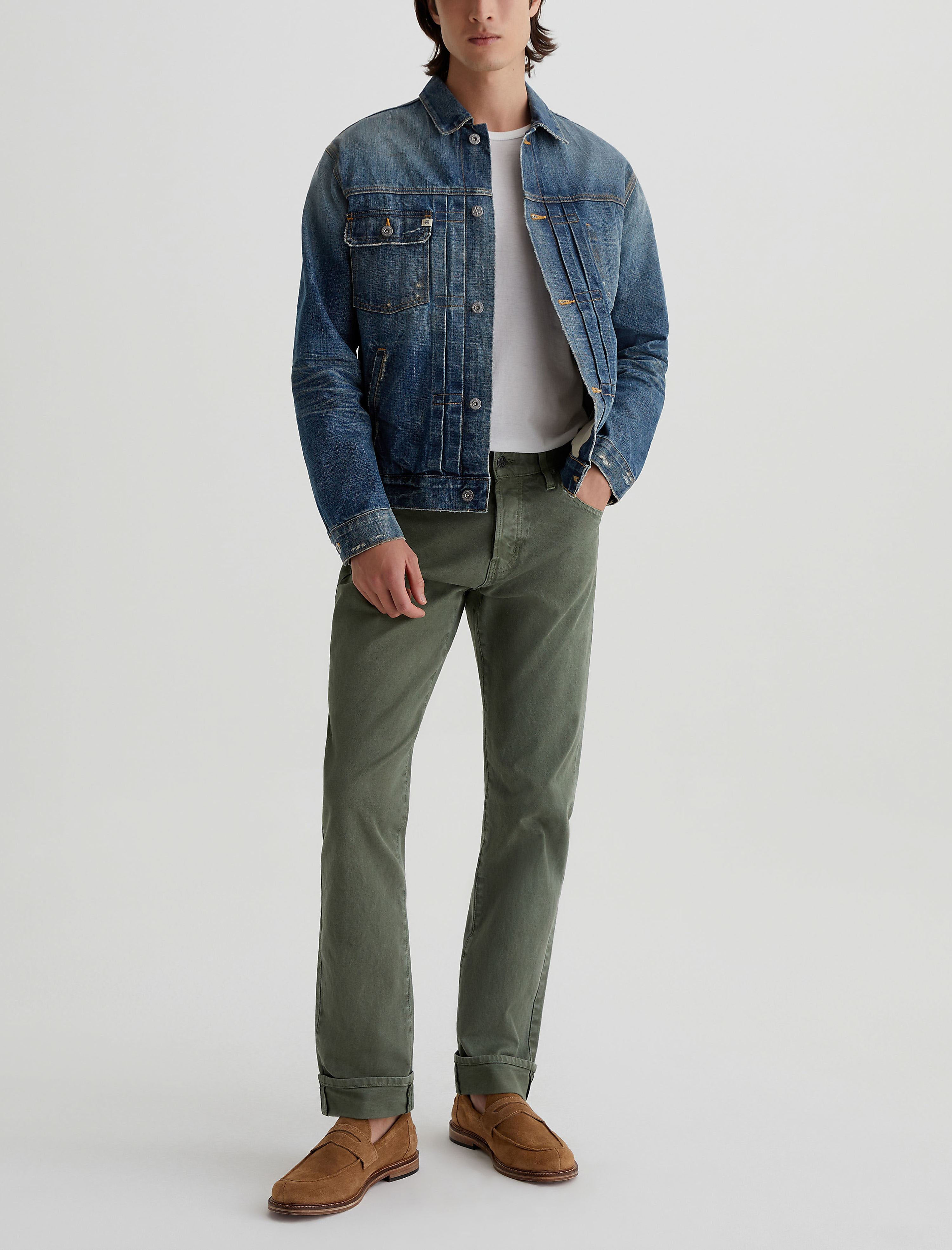 Men Tellis Selvage Sulfur Seaside Sage at AG Jeans Official Store