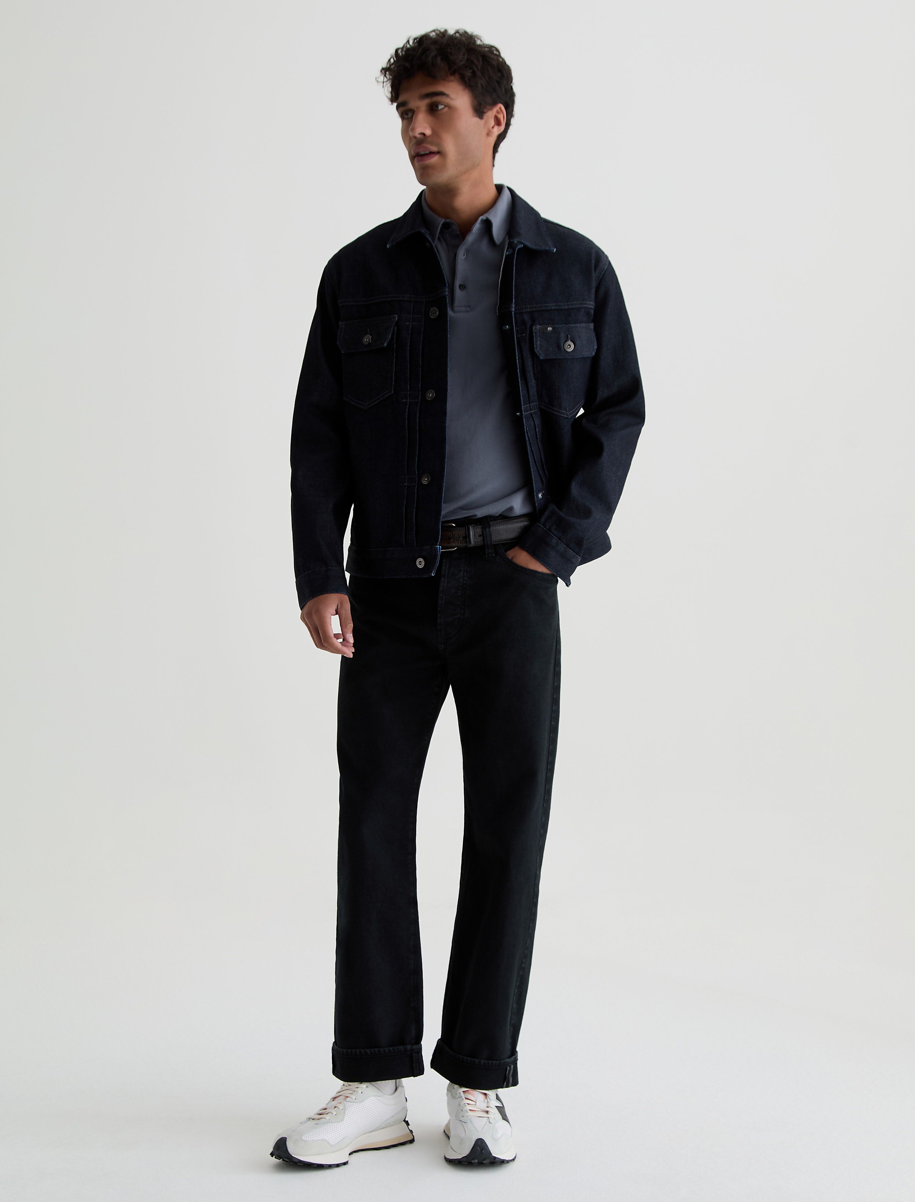 Men Felix Selvage Sulfur Pure Black at AG Jeans Official Store
