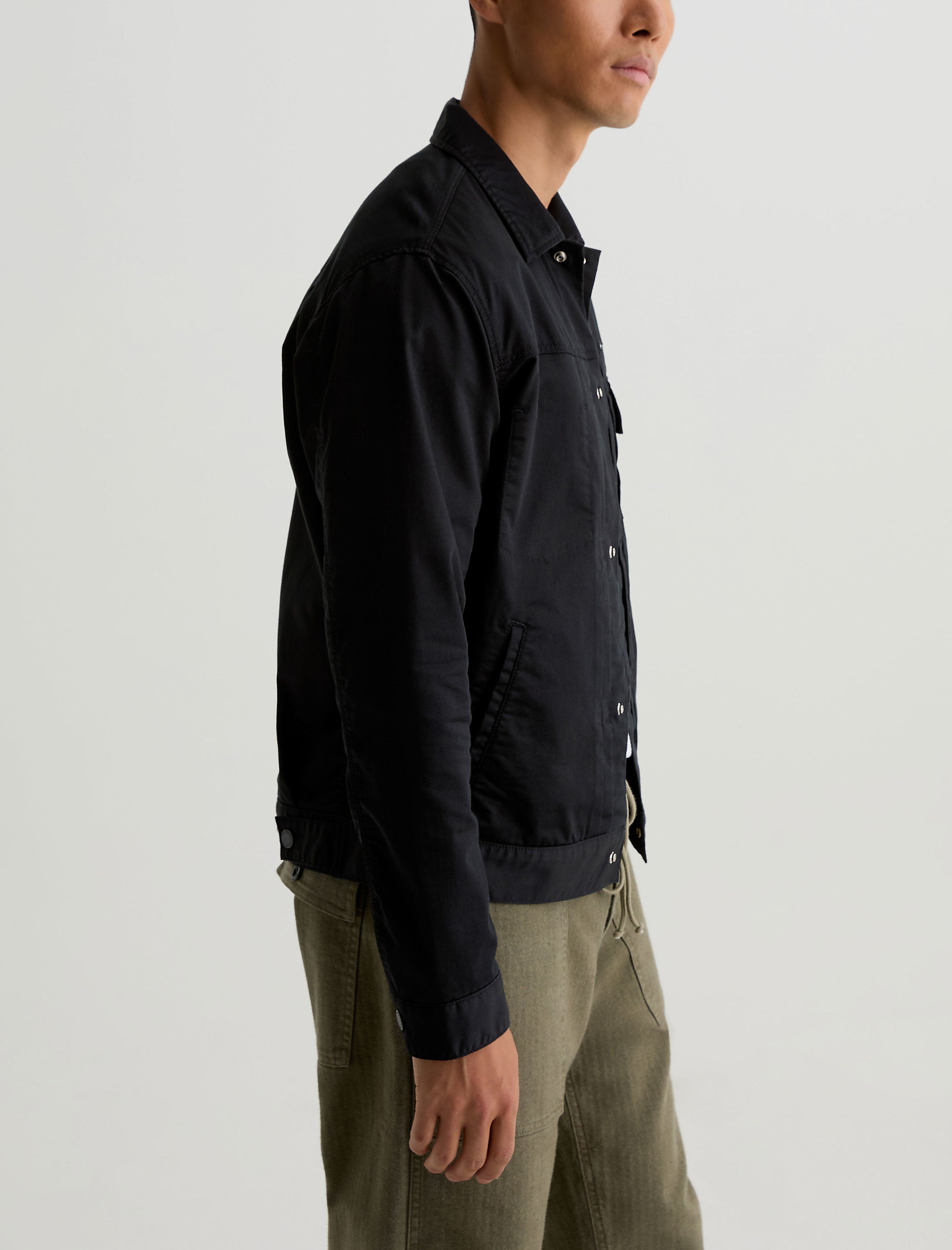 Men Sid Commuter Performance Jacket True Black at AG Jeans