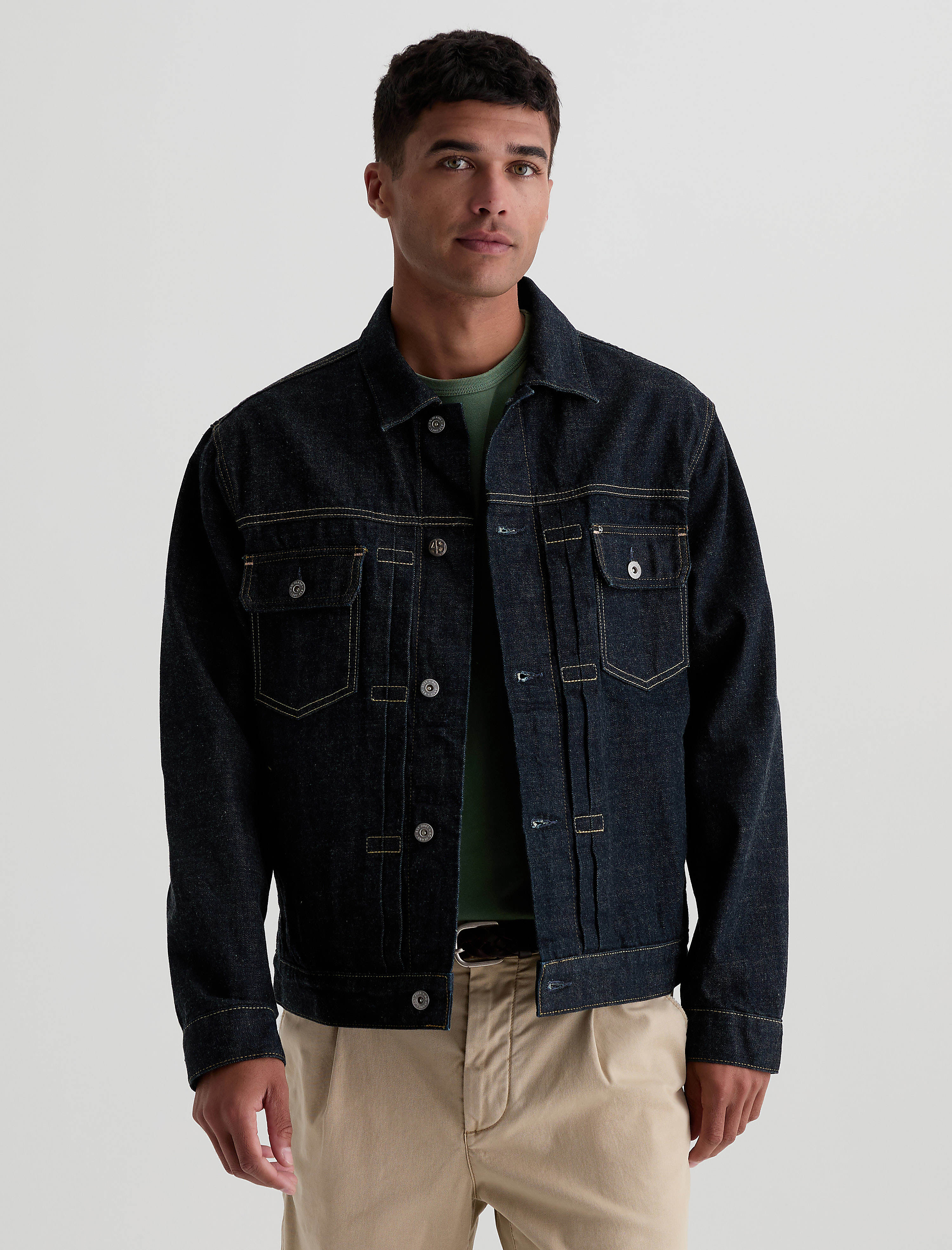 ジャケット・アウター archive 00s Fuga denim jacket Men Sid Selvage Jacket Vineyard Rinse at AG Jeans Official Store