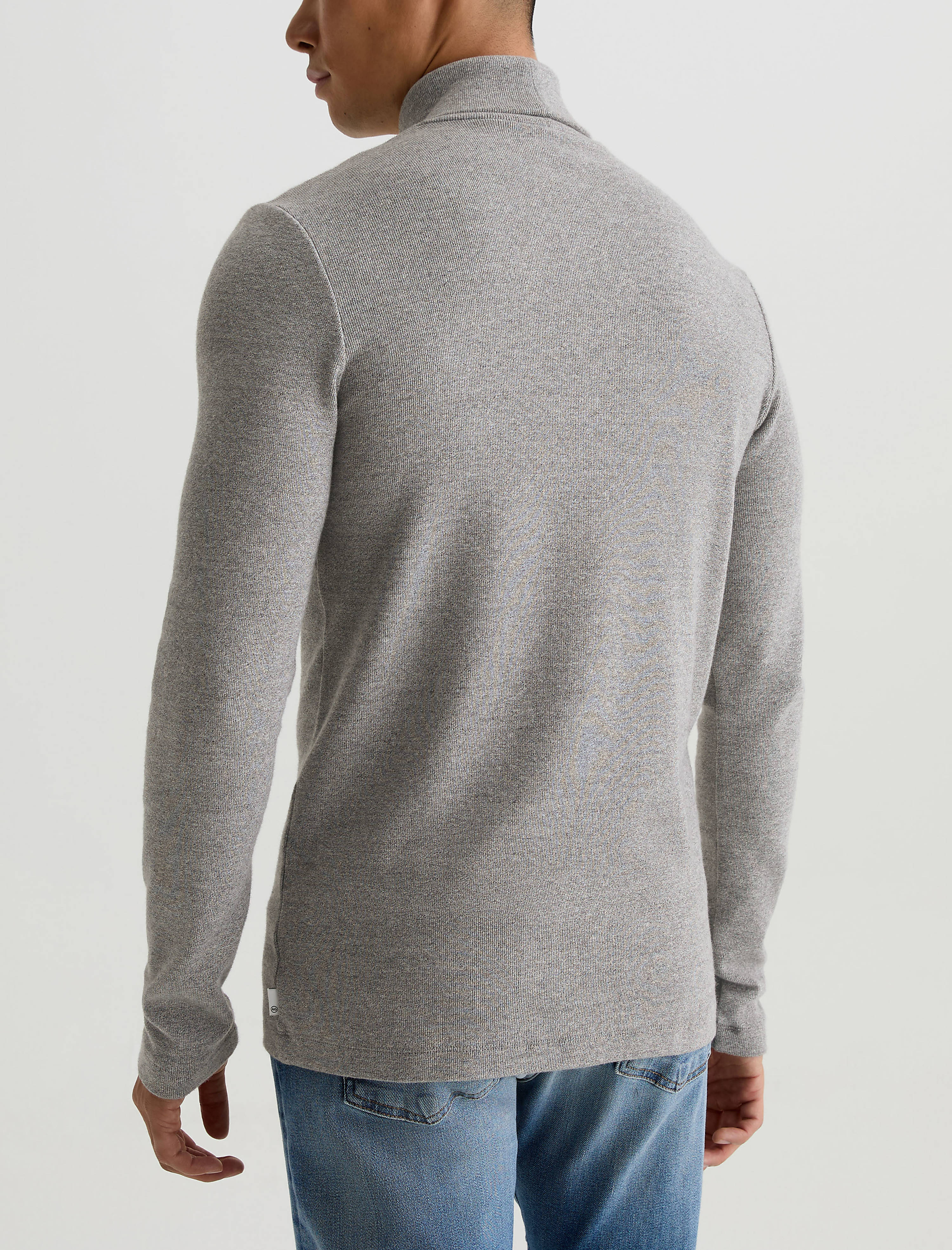 Men Canon Long Sleeve Turtleneck Heather Grey at AG Jeans Official
