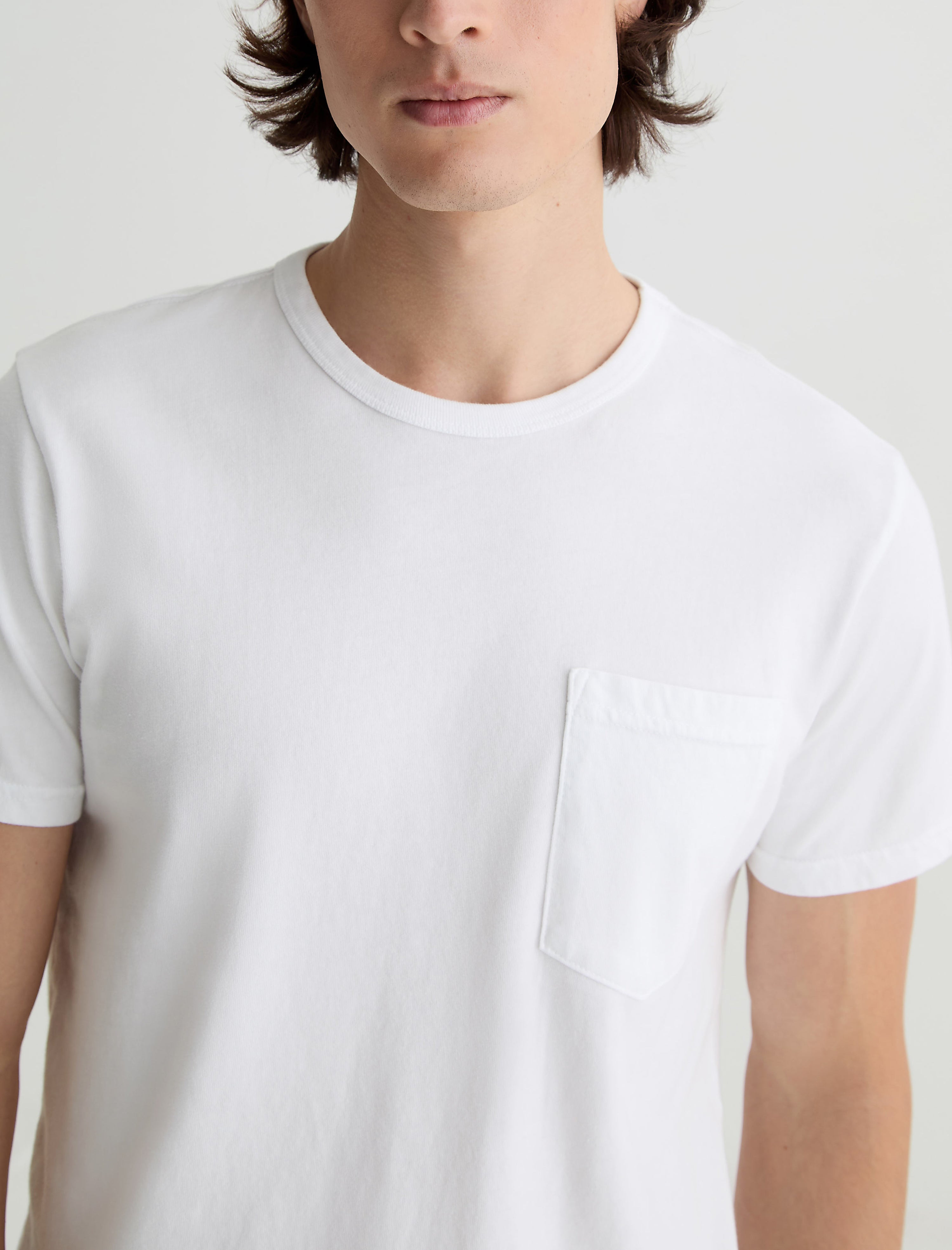 Men Nick Pocket Tee White at AG Jeans Official Store
