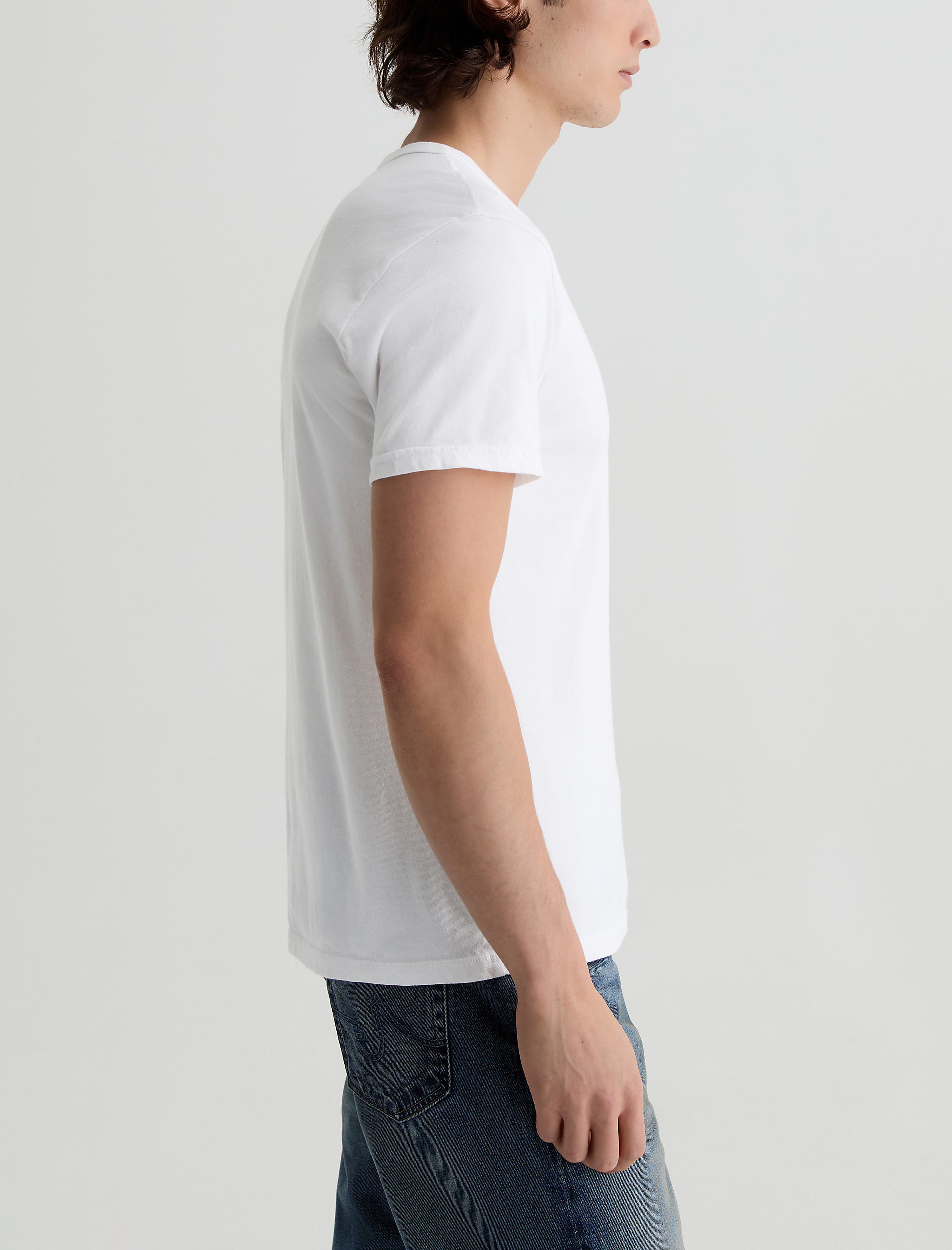 Men Nick Pocket Tee White at AG Jeans Official Store