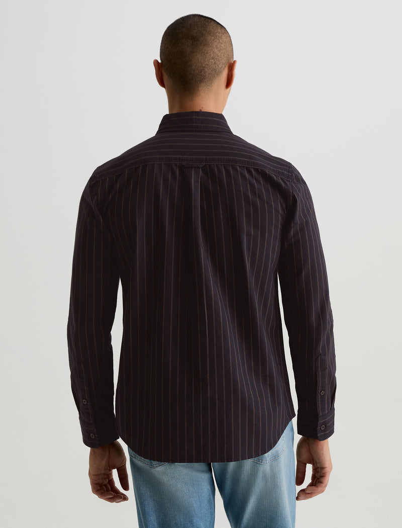 Men Dean Oxford Shirt Black Multi at AG Jeans Official Store