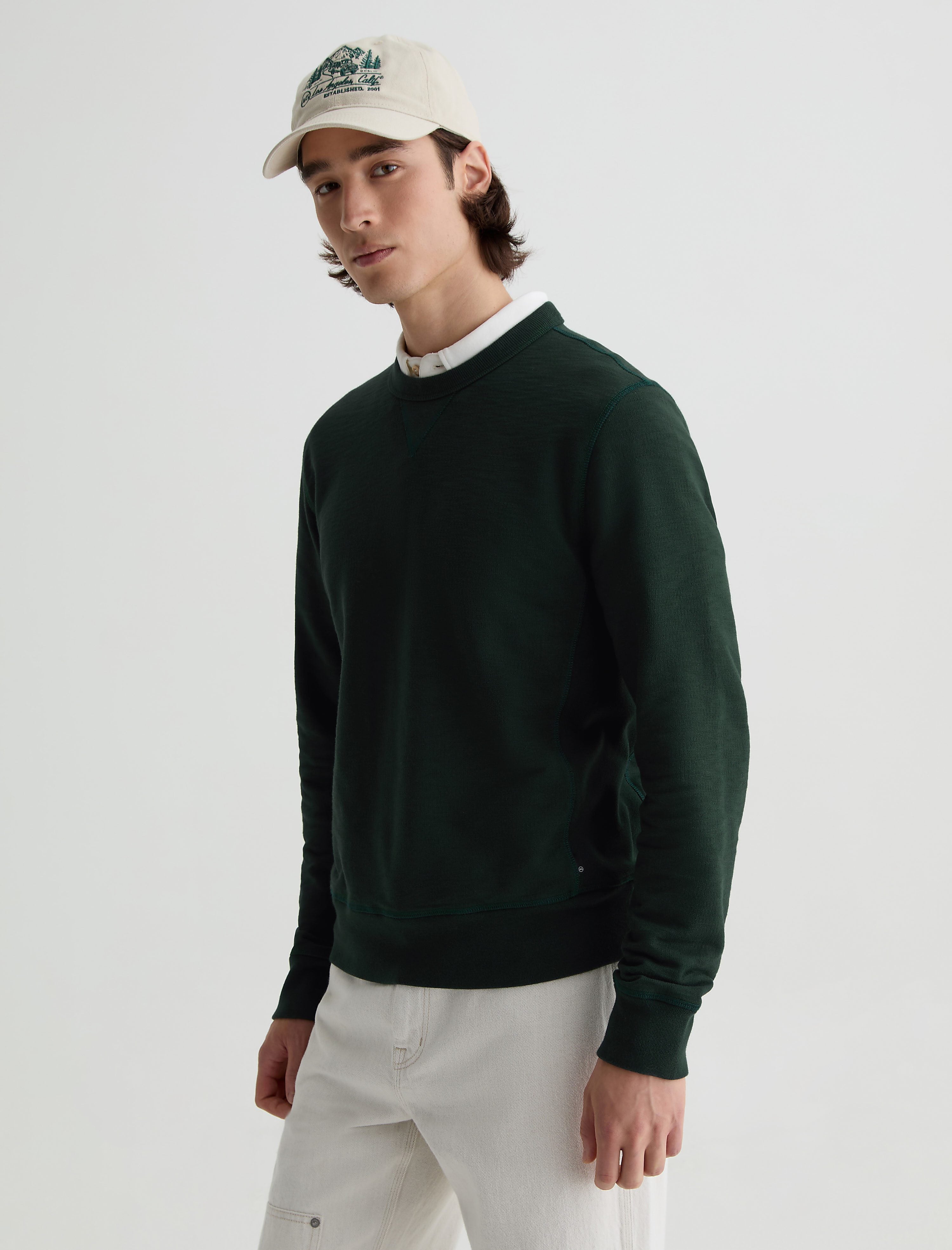 Men Blake Crew Sweatshirt Deep Alpine at AG Jeans Official Store
