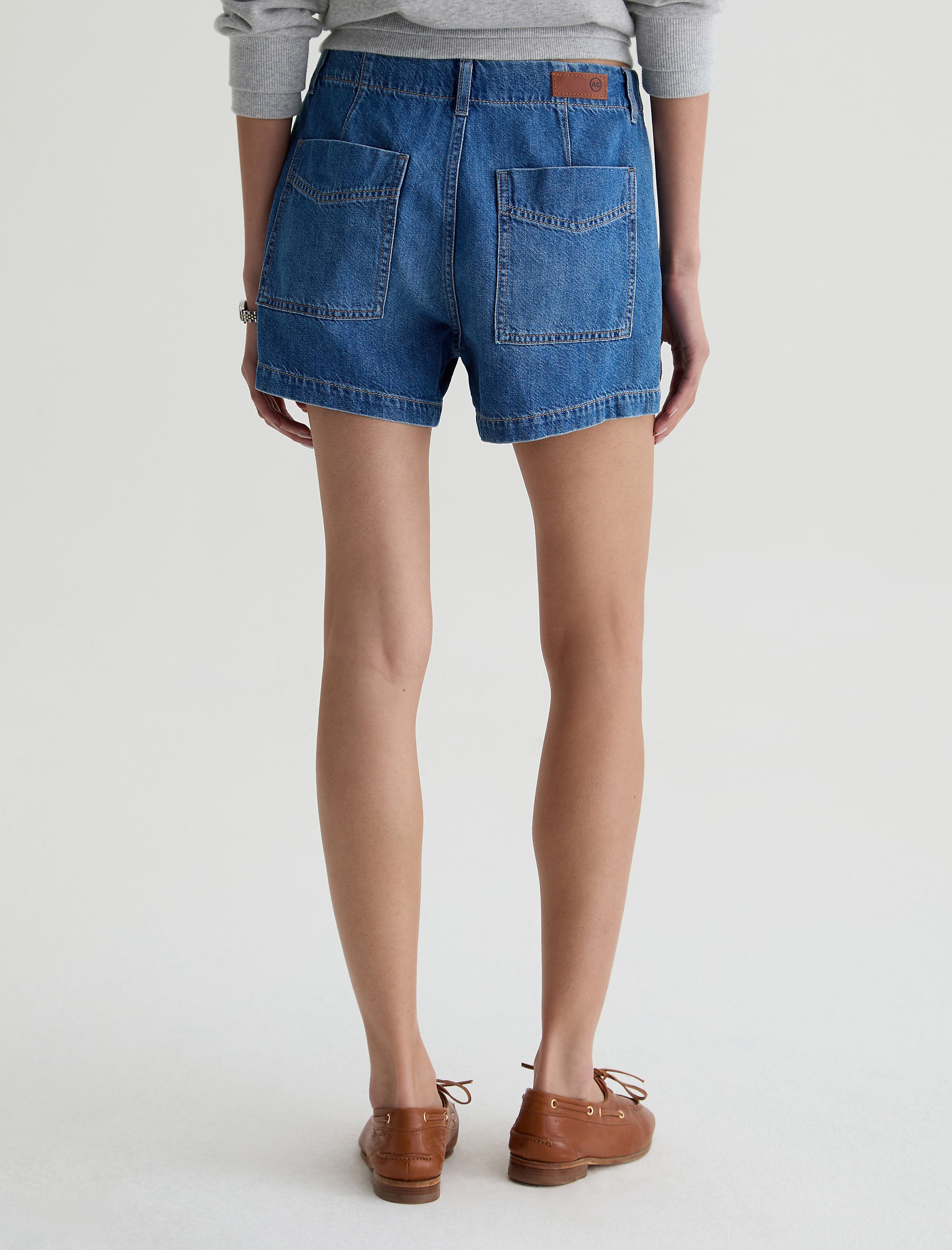 ALOUND DENIM SHORTS ハーフパンツ　everyone l Women Analeigh Short Gold Mountain at AG Jeans Official Store