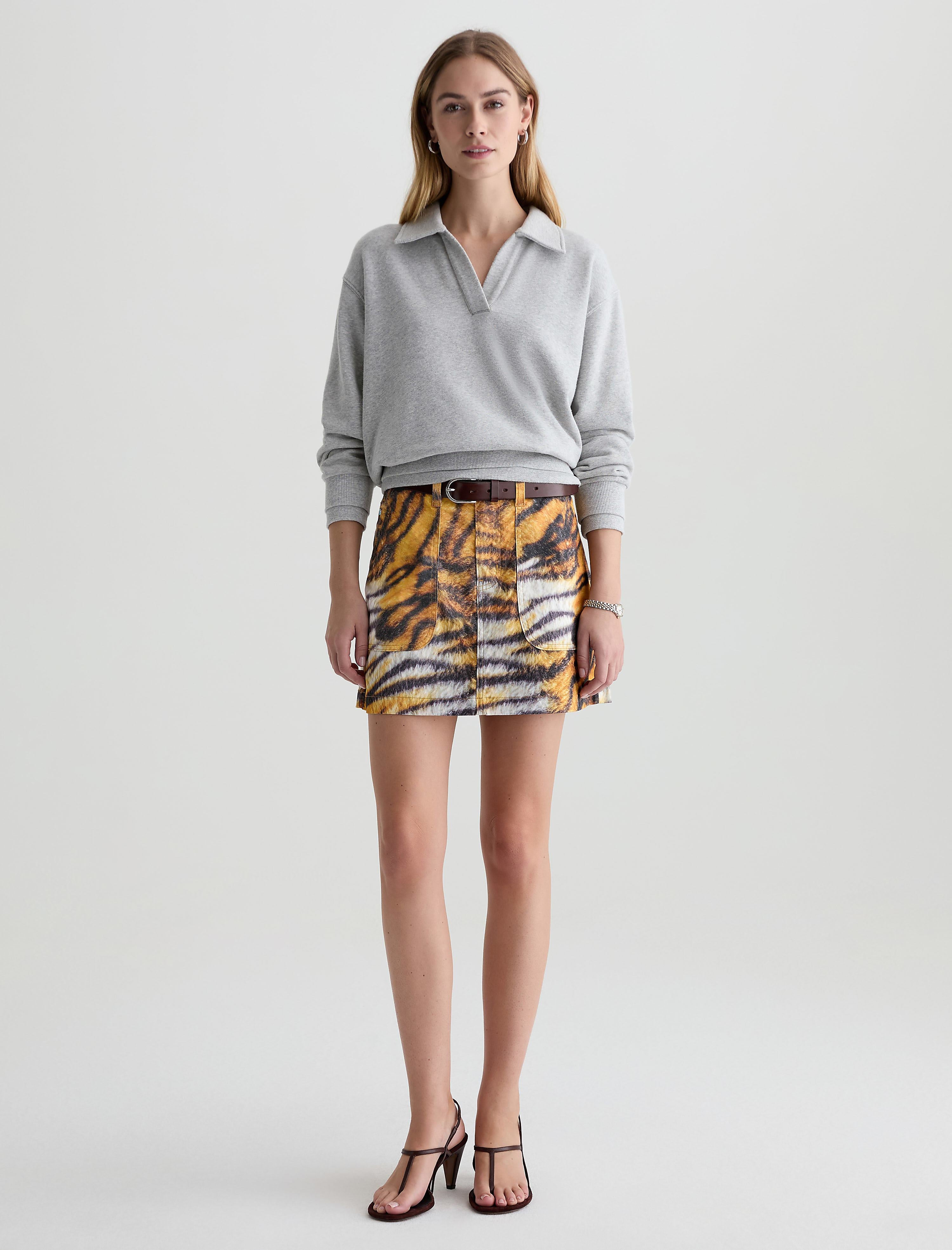 Women Jae Skirt Wild Tiger at AG Jeans Official Store