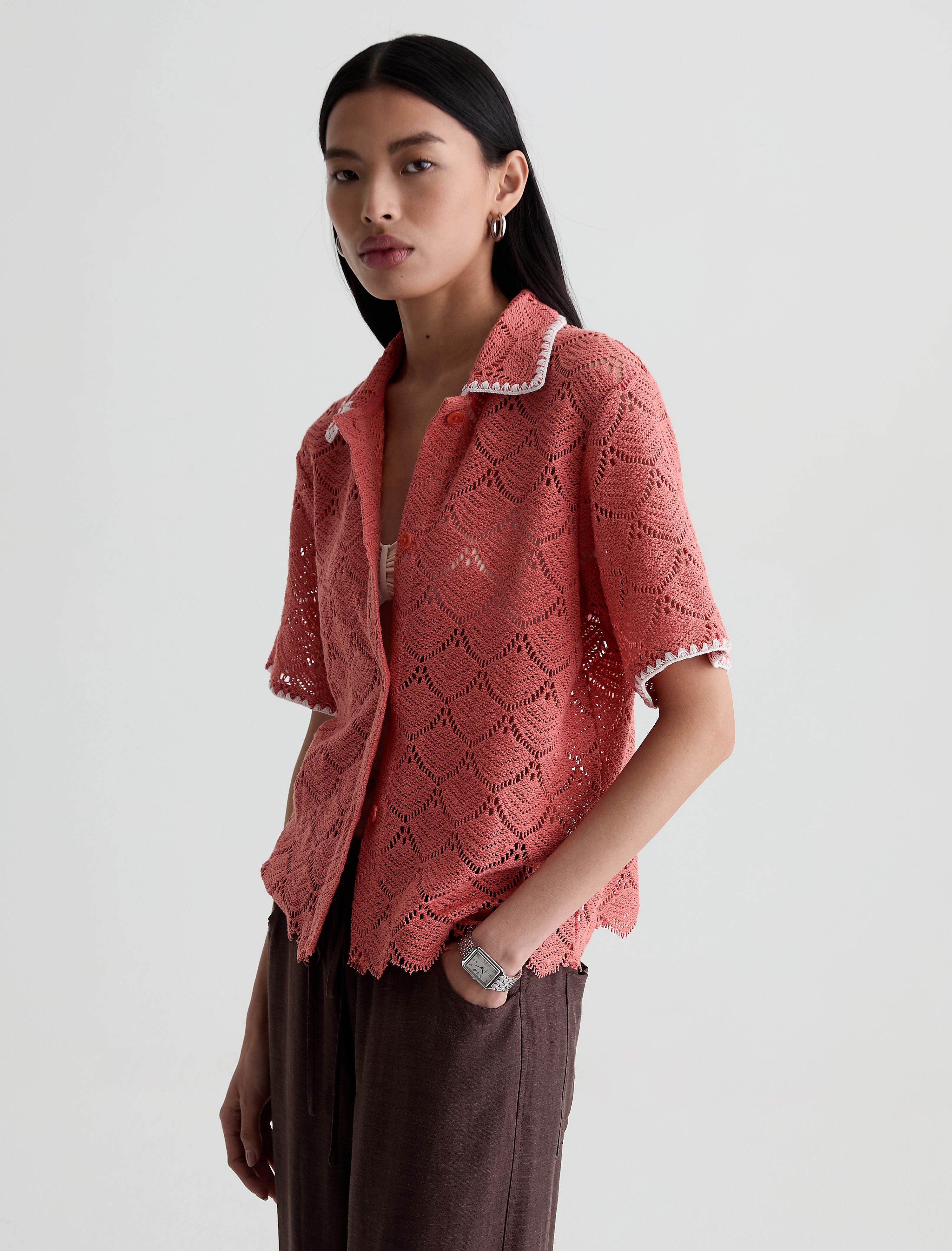 Women Kaylee Top Orange Spritz at AG Jeans Official Store