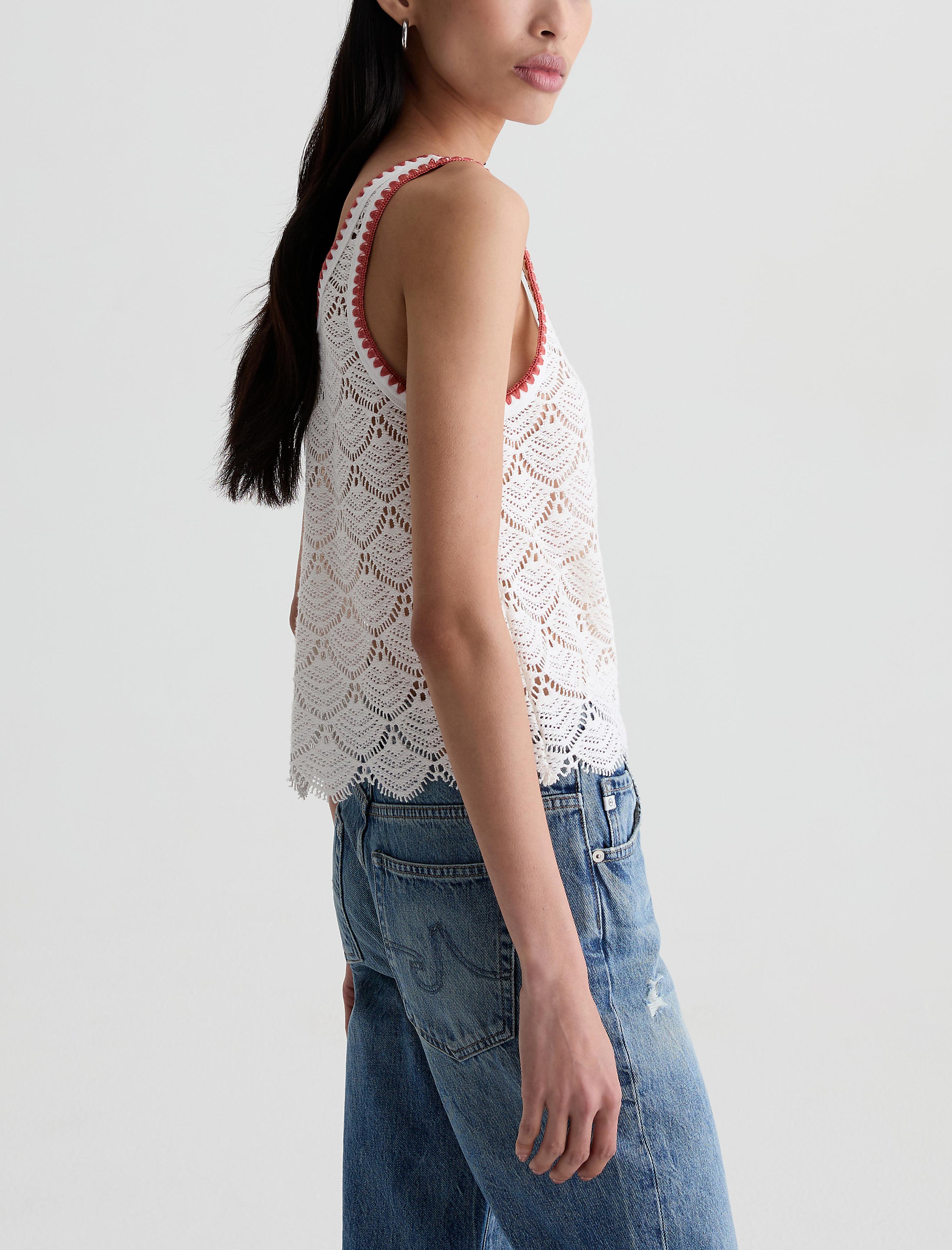 Women Bianca Tank Powder at AG Jeans Official Store