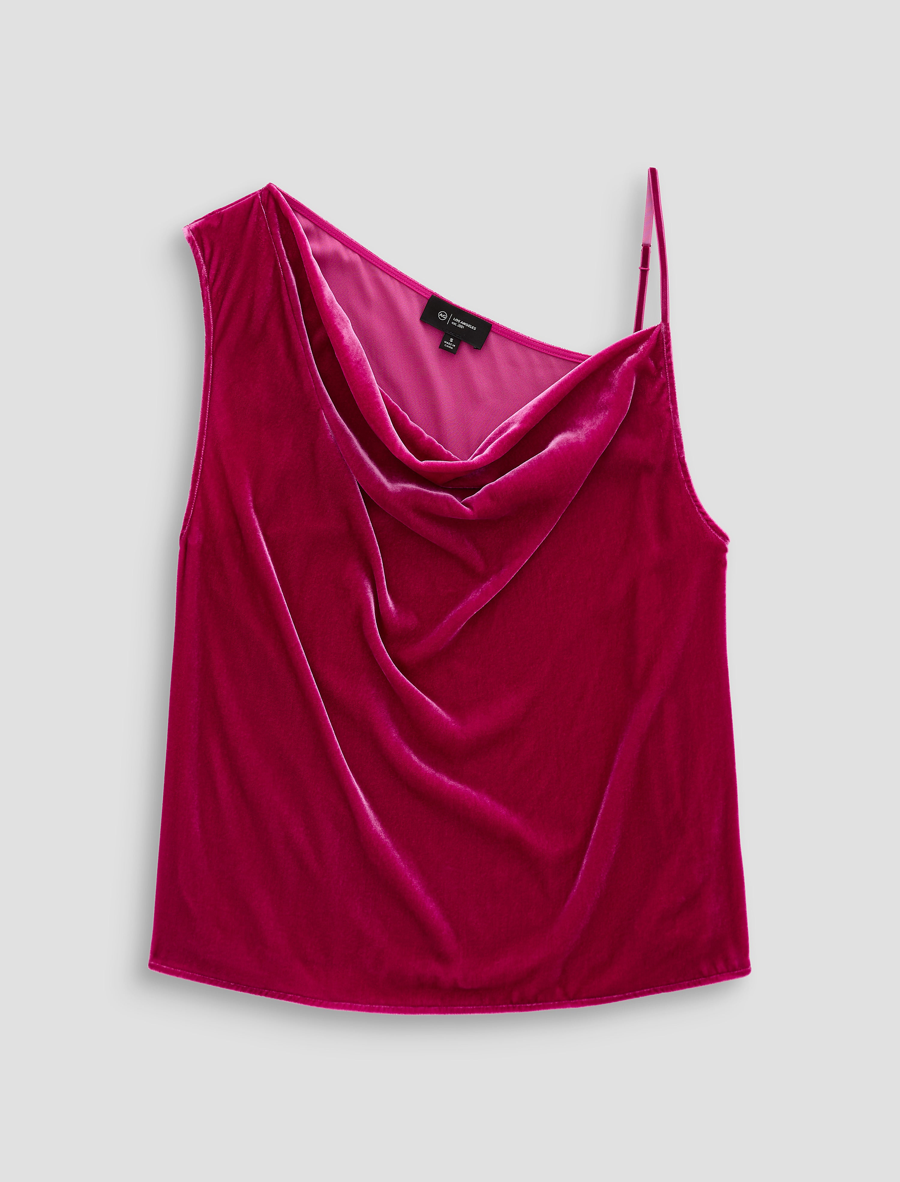 Women Ellie Velvet Top Lipstick at AG Jeans Official Store