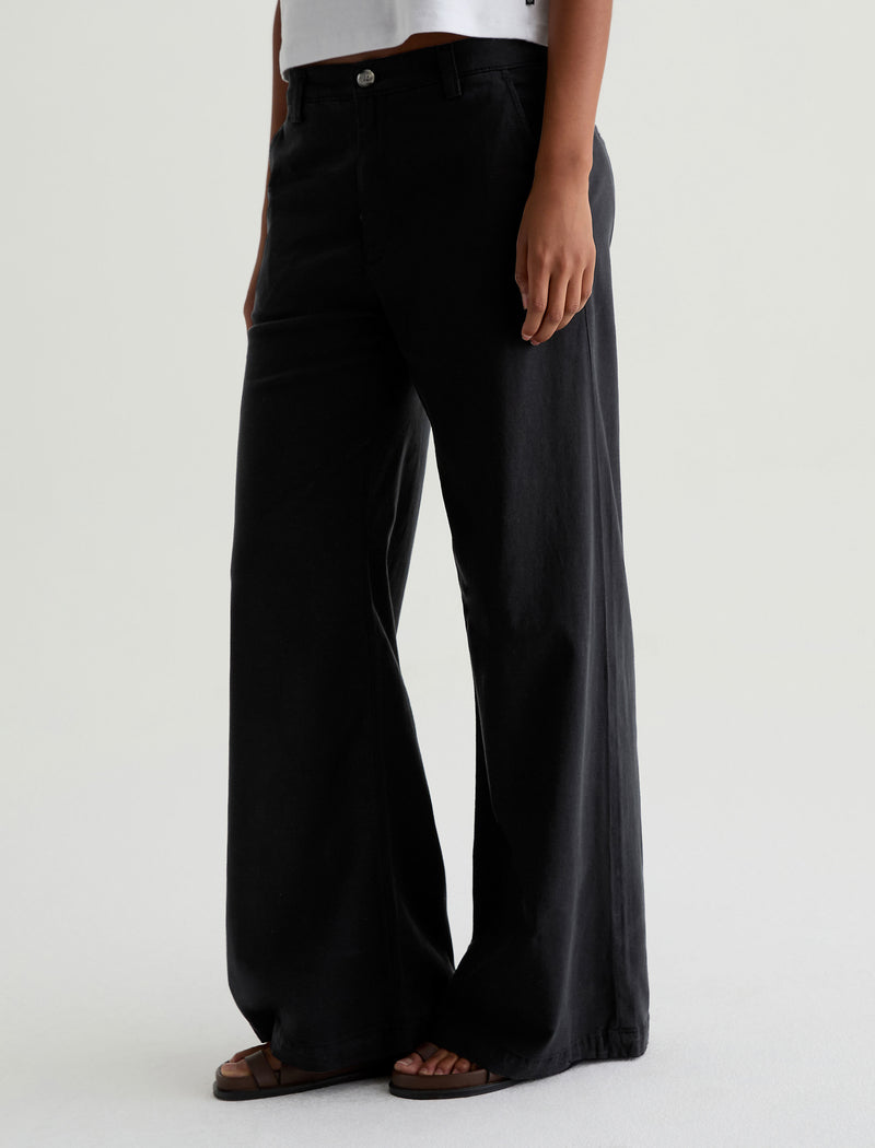Pantalon Habillé Banana Republic - Taille 10 - Noir à Rayures Brillantes - Doublure Coton - Occasion Très Bon état