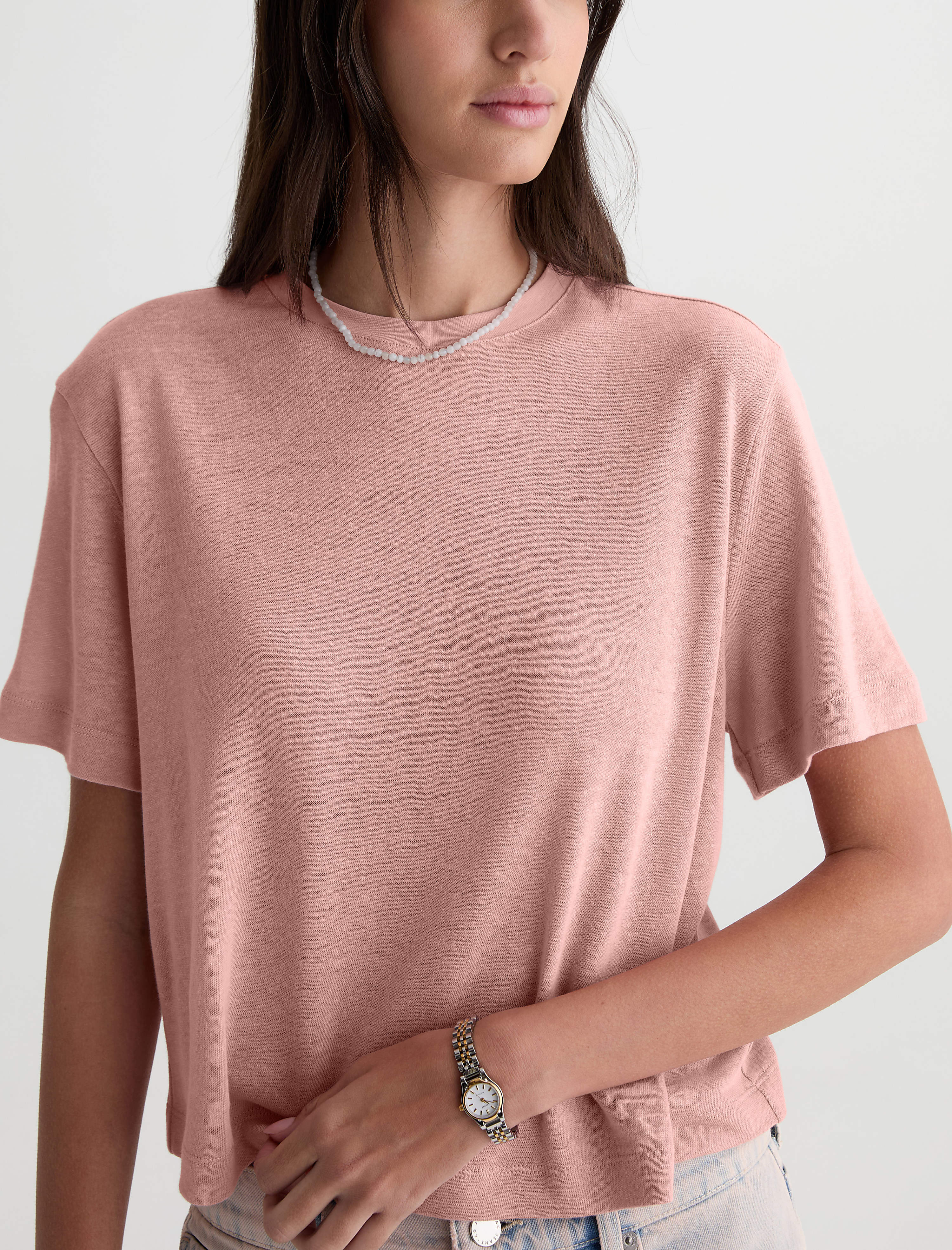 Women Charli Crew Sparkling Rose at AG Jeans Official Store