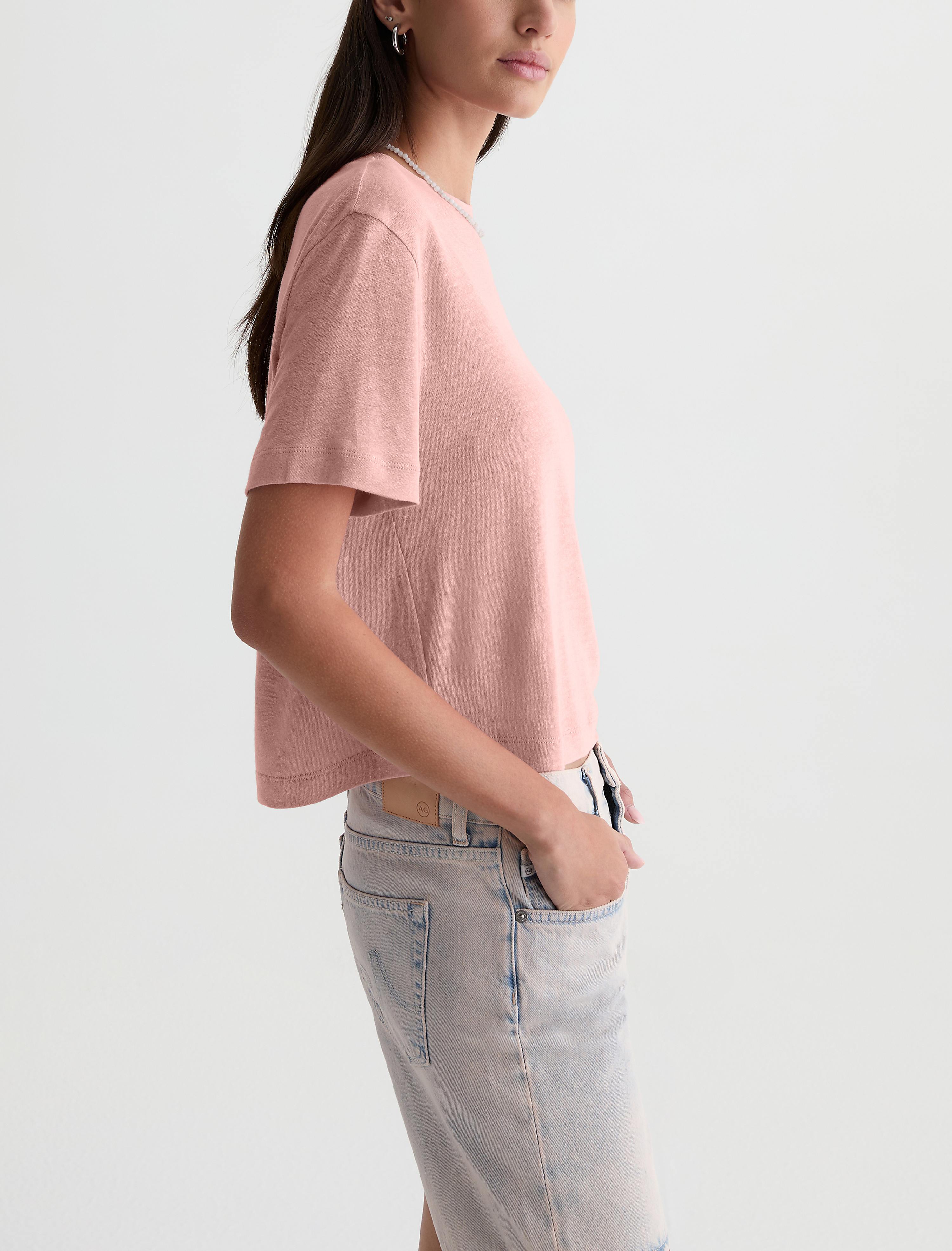 Women Charli Crew Sparkling Rose at AG Jeans Official Store