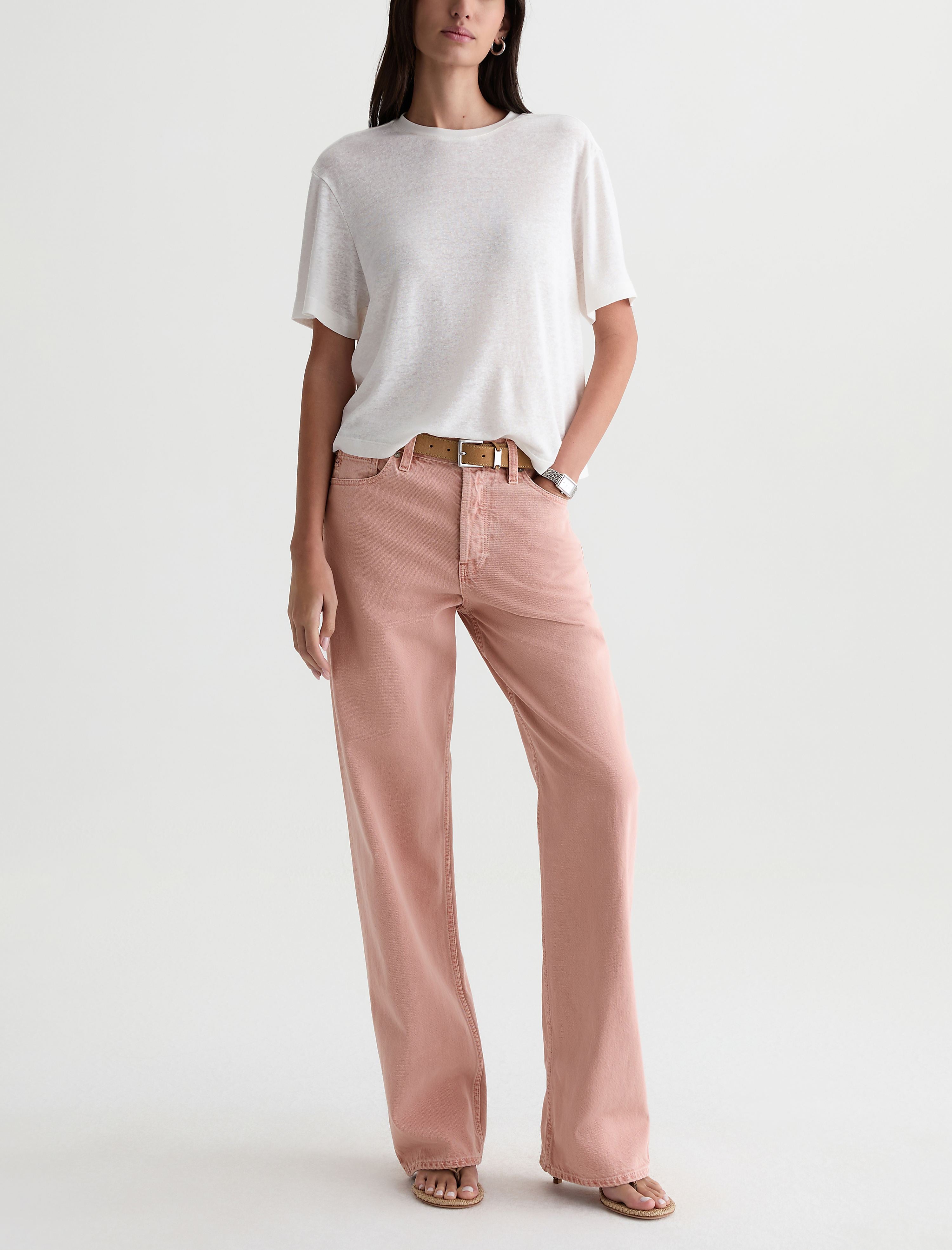 Women Billie Jean Sulfur Sparkling Rose at AG Jeans Official Store