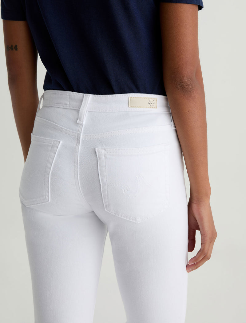 ag prima sateen cigarette jeans Womens Crop Sulfur Infinite Mauve This jean has a fitted silhouette through the hips and slight tapering at the leg AG Prima Cigarette Leg Jean