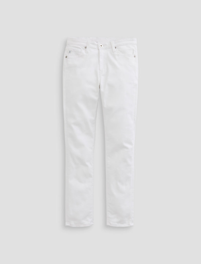 AG Jeans Women's Prima Ankle Low-Rise Jeans - White