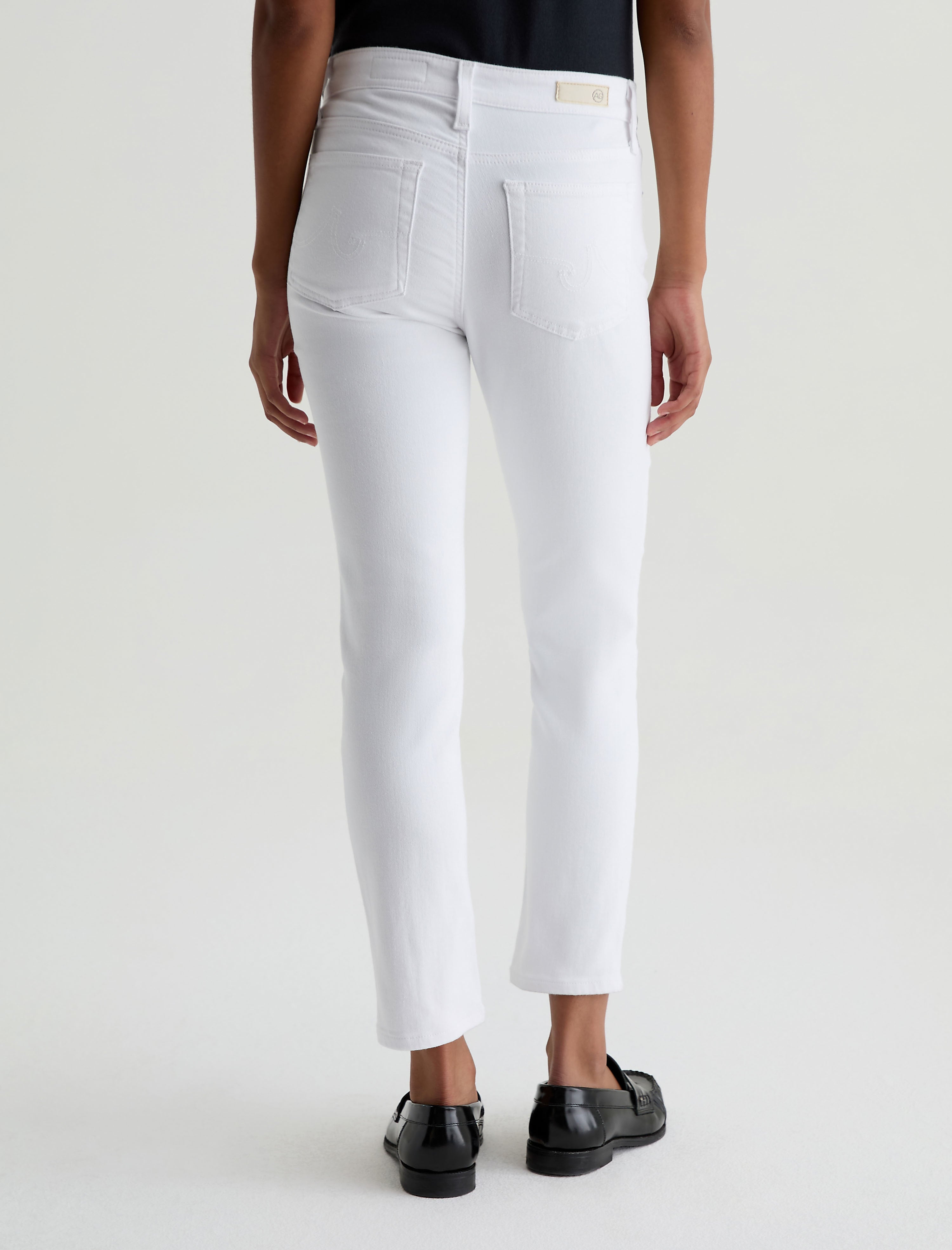 Women Mari Crop Gallery White at AG Jeans Official Store