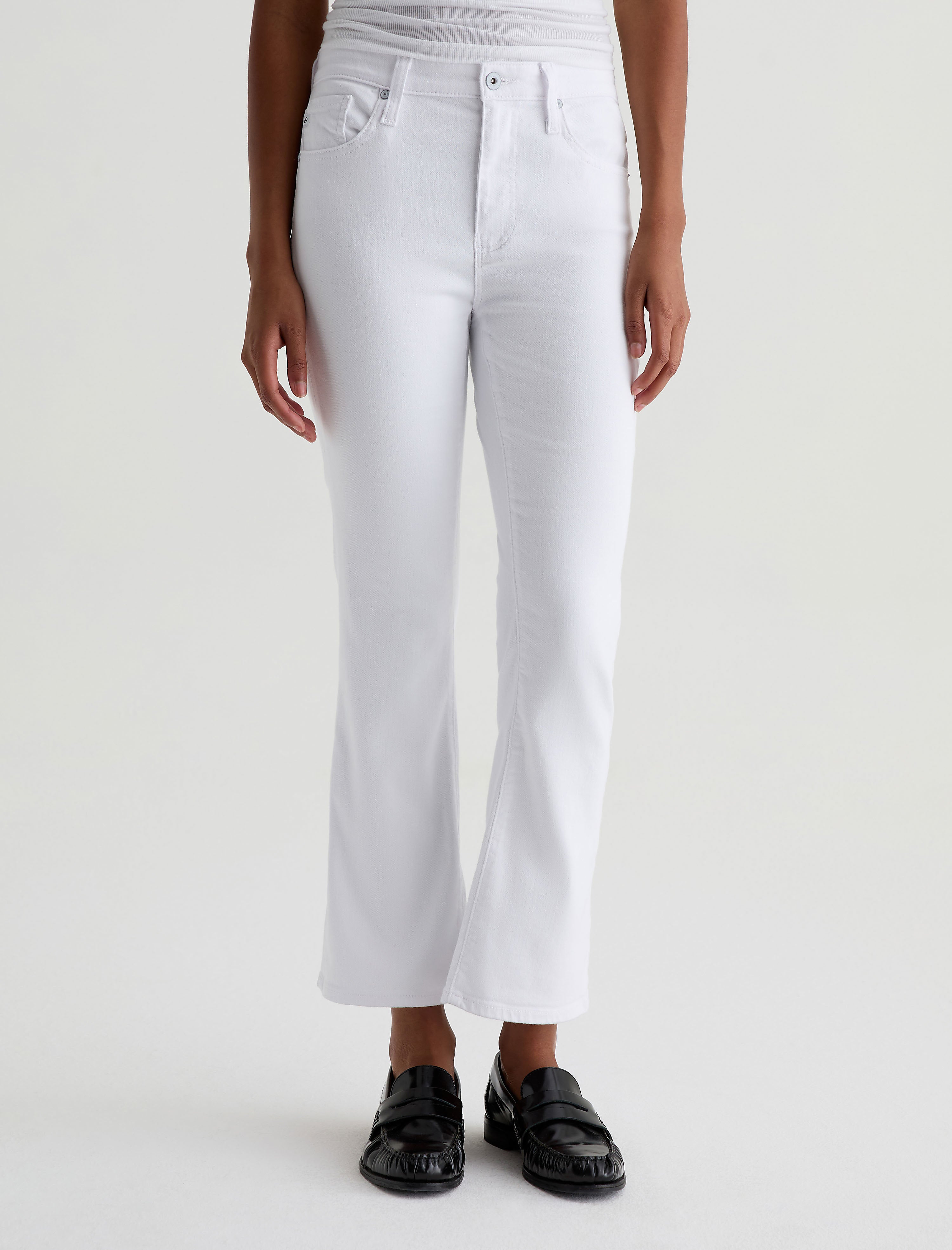 Women Farrah Boot Crop Gallery White at AG Jeans Official Store