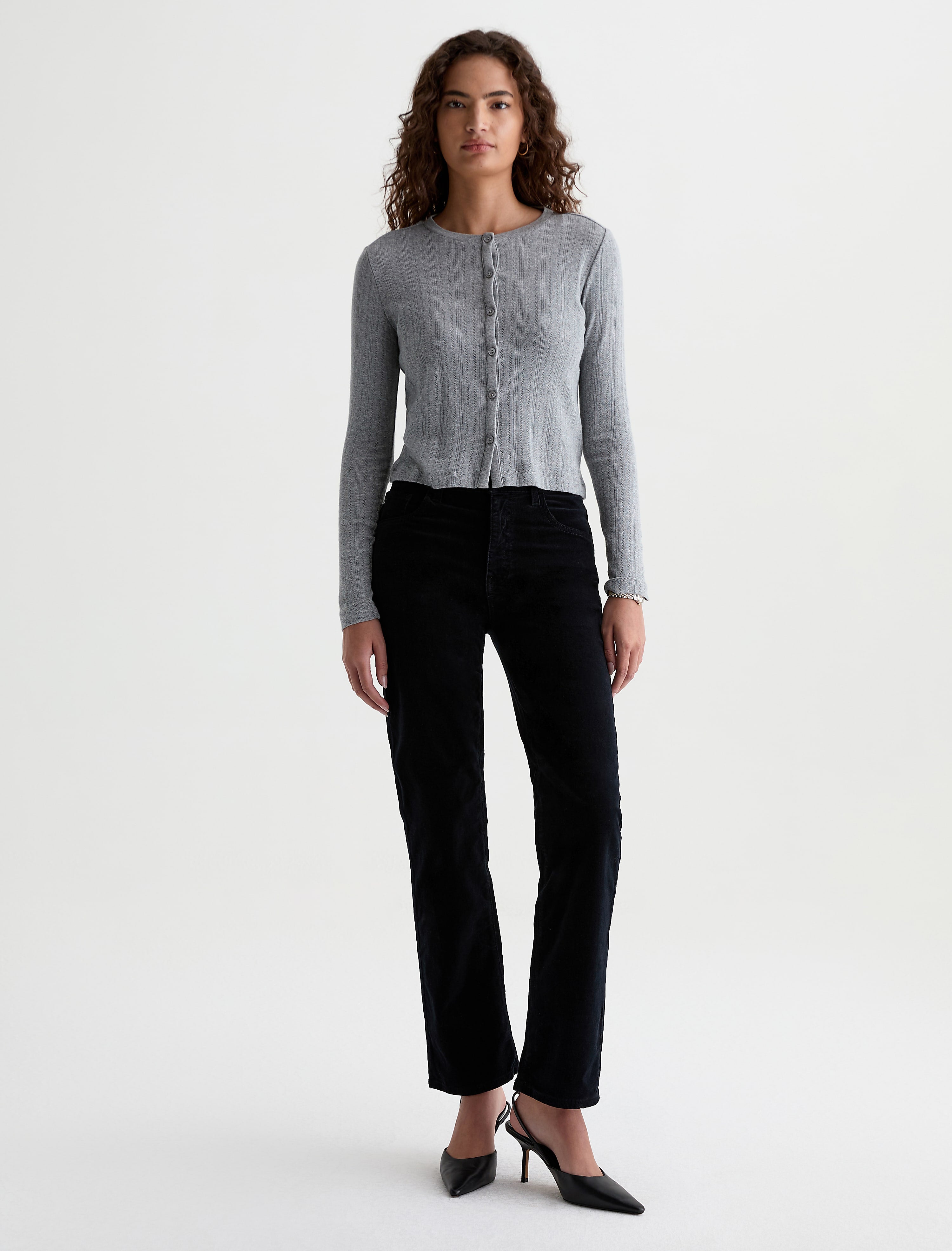 Women Brinley Corduroy Super Black at AG Jeans Official Store