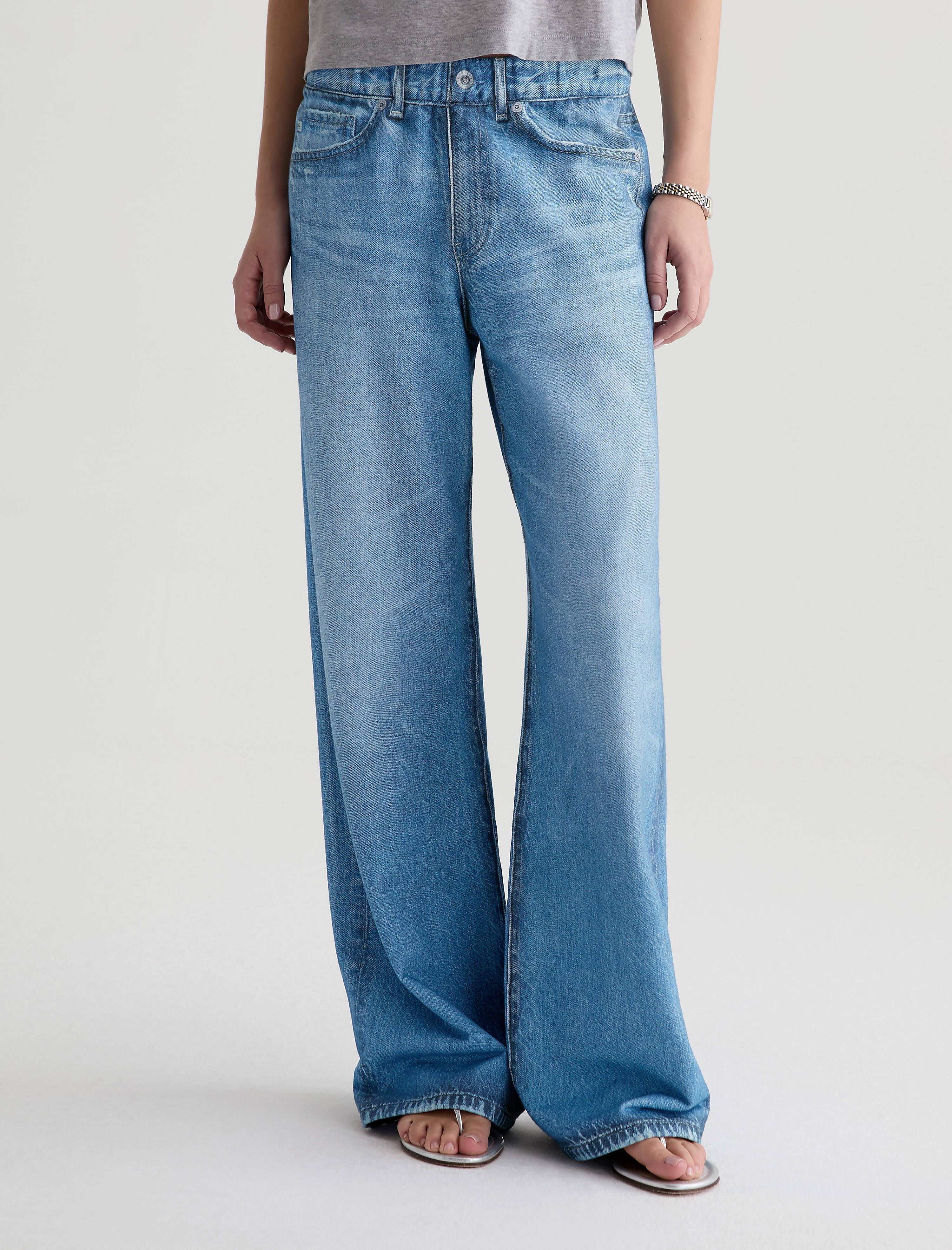 Women Adria Illusion Denim Sweatpant Local at AG Jeans Official Store