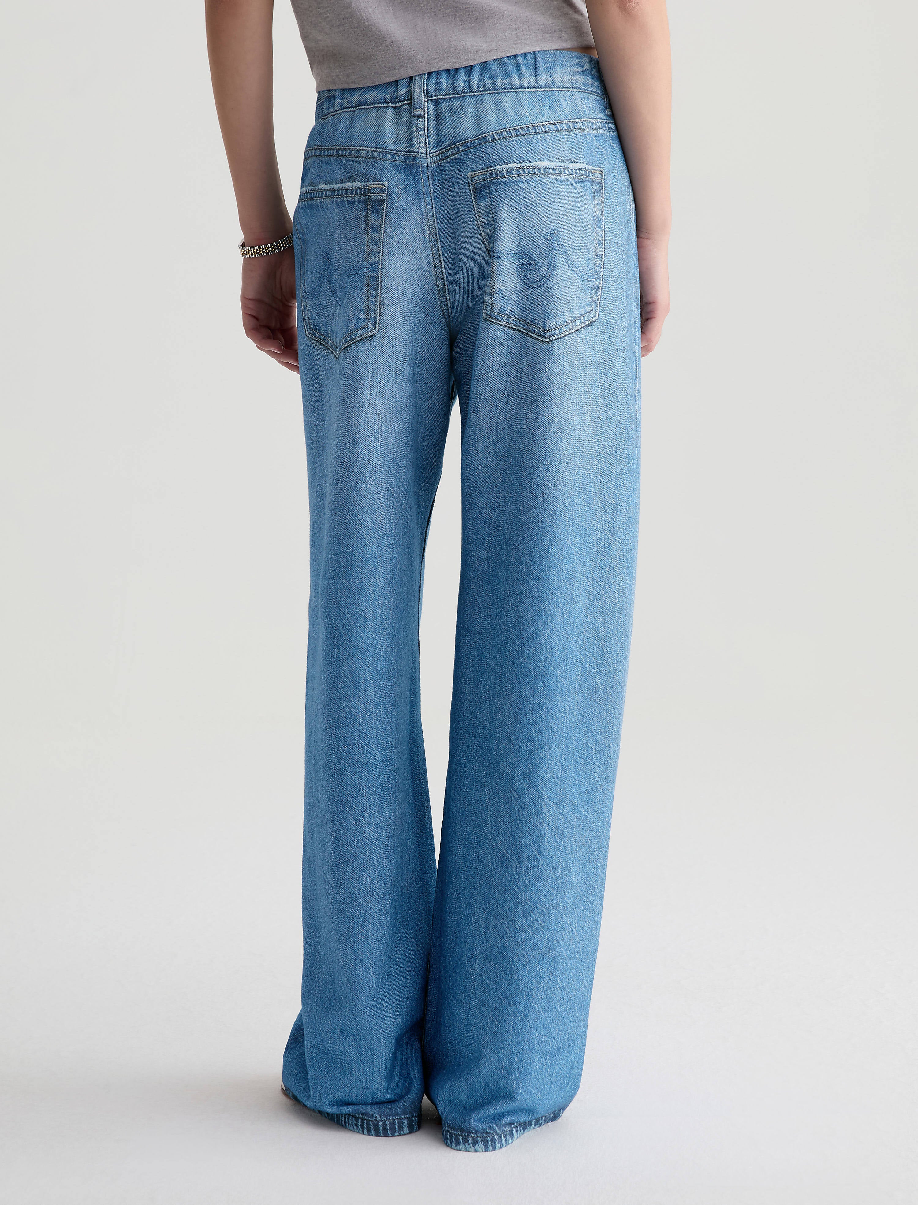 Women Adria Illusion Denim Sweatpant Local at AG Jeans Official Store