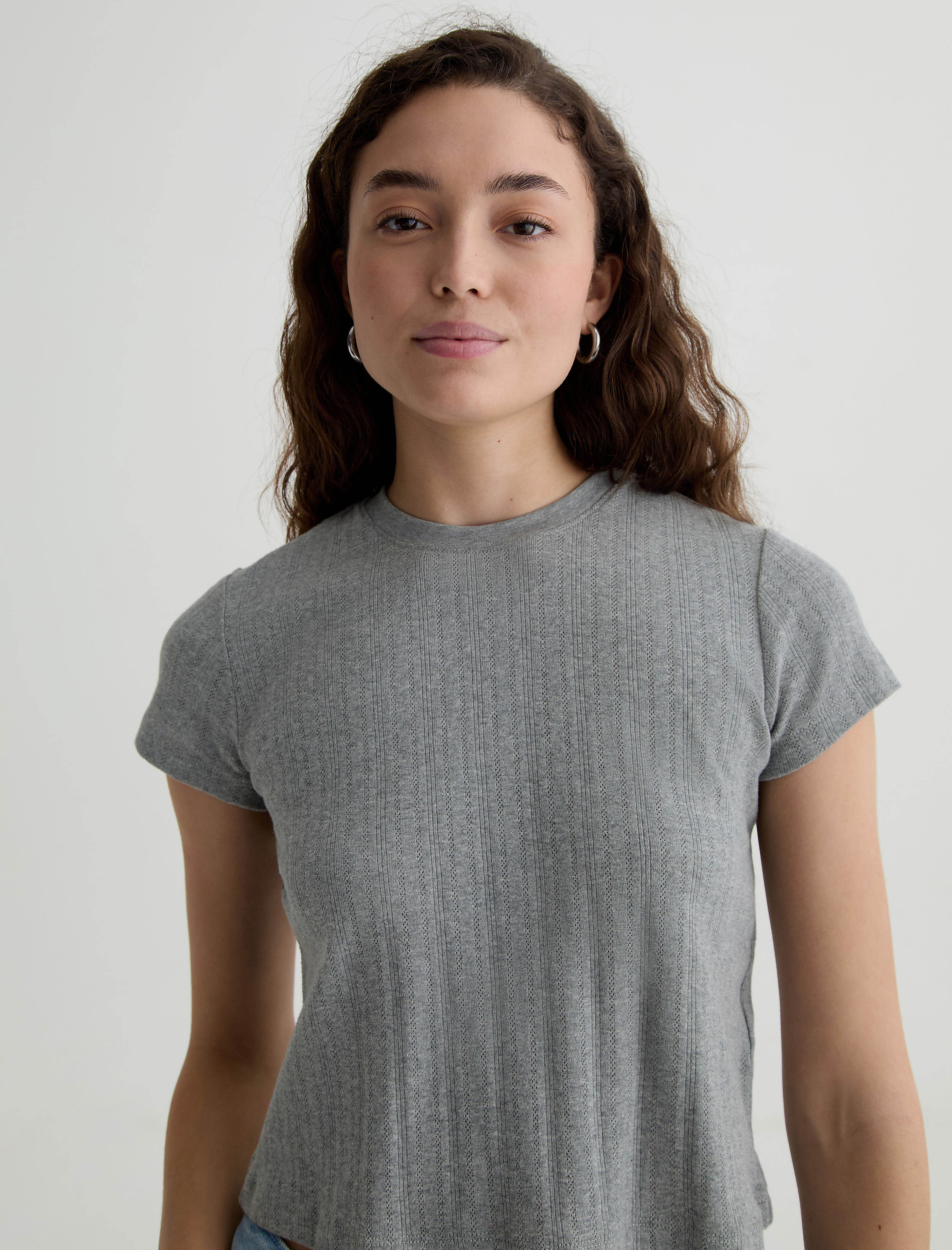 Women Sadie Crew Heather Grey at AG Jeans Official Store