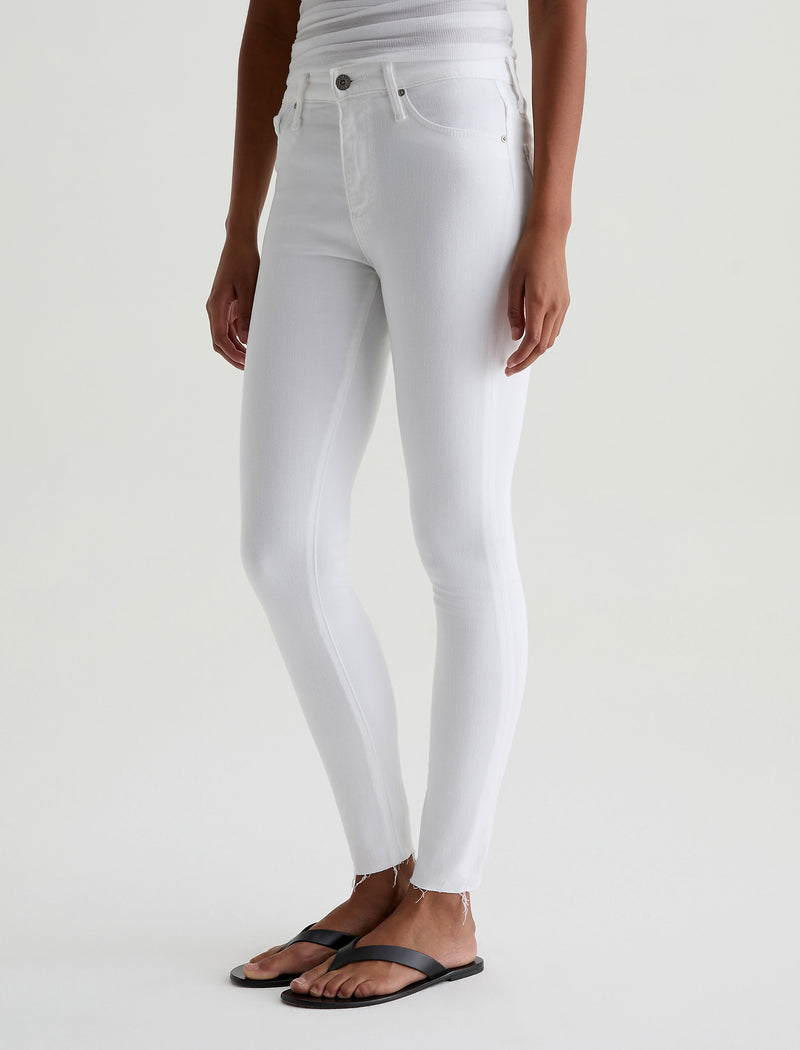 Womens Farrah Skinny Ankle White at AG Jeans Official Store