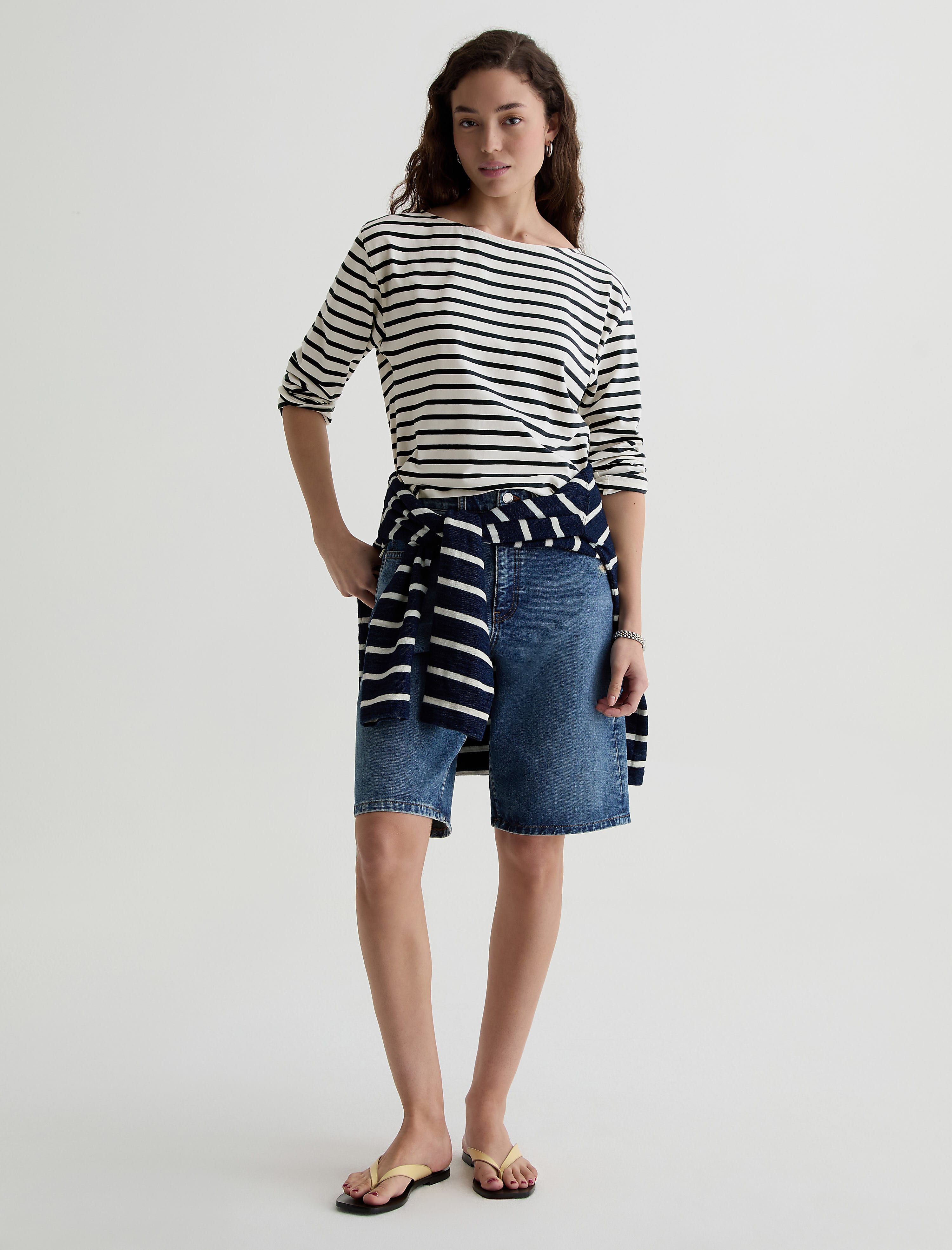 ANNIE BLAUWPOT TENCATE（アン　ブラウポット　テン　カーテ） Women Annie Powder/Pacific Navy at AG Jeans Official Store