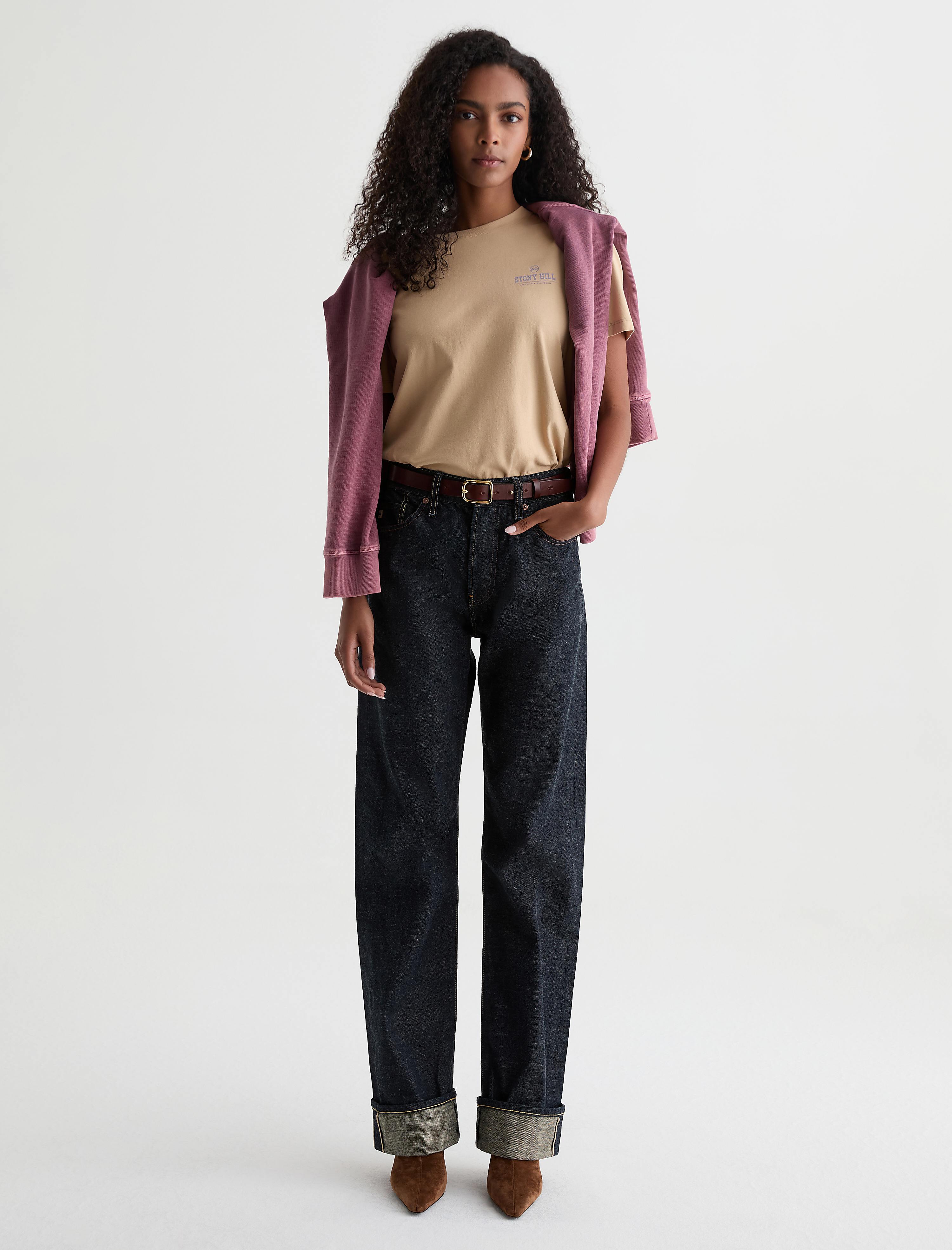 Women Sydney Selvage Jean Vineyard Rinse at AG Jeans Official Store
