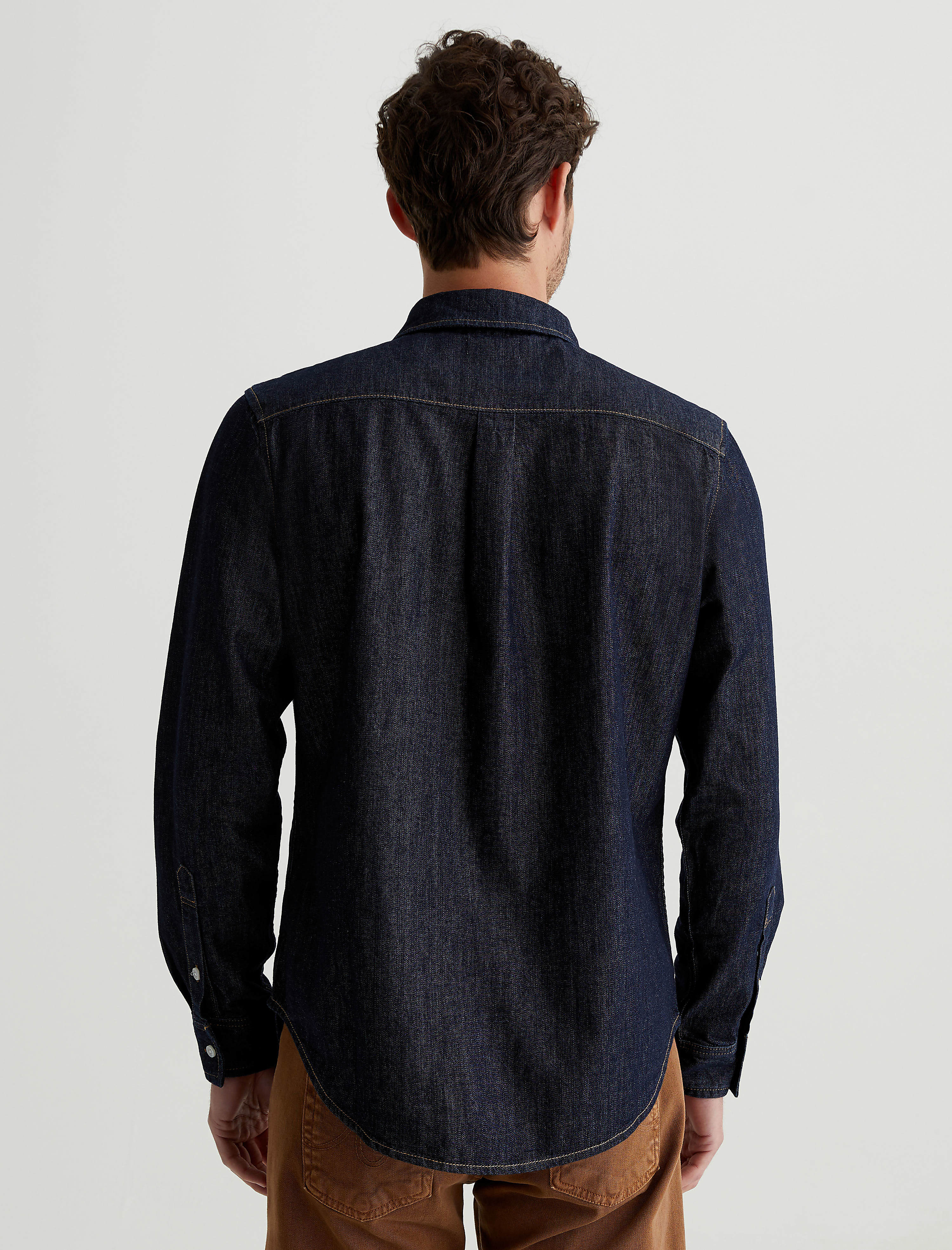 argue baseball denim デニム シャツ Wide Spread Collar B.D. 8oz Denim Shirt BR-24422 – BARNS