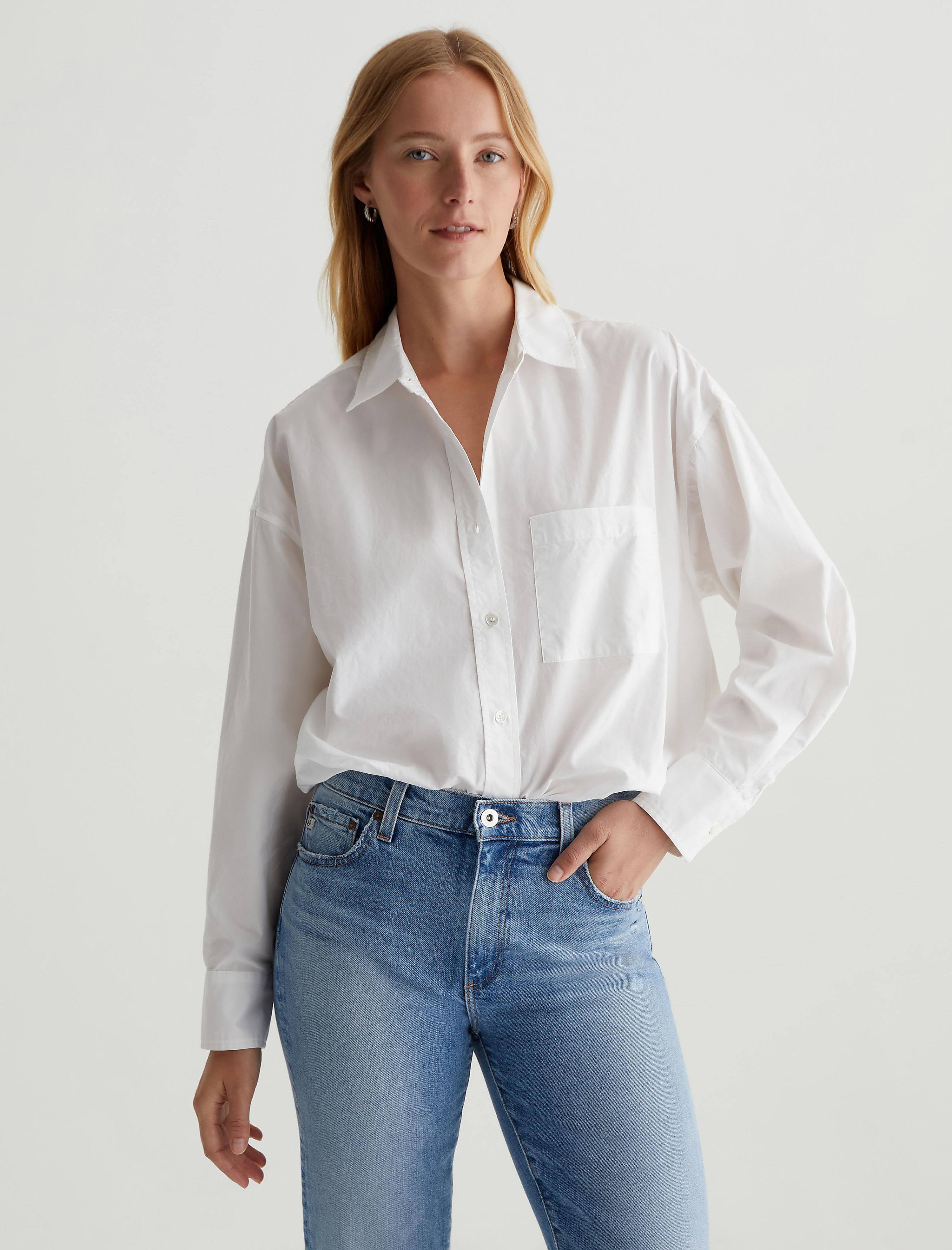 MOUSSY BEP OG ラインストーン 　WHITE MOUSSY BEP OG ラインストーン WHITE