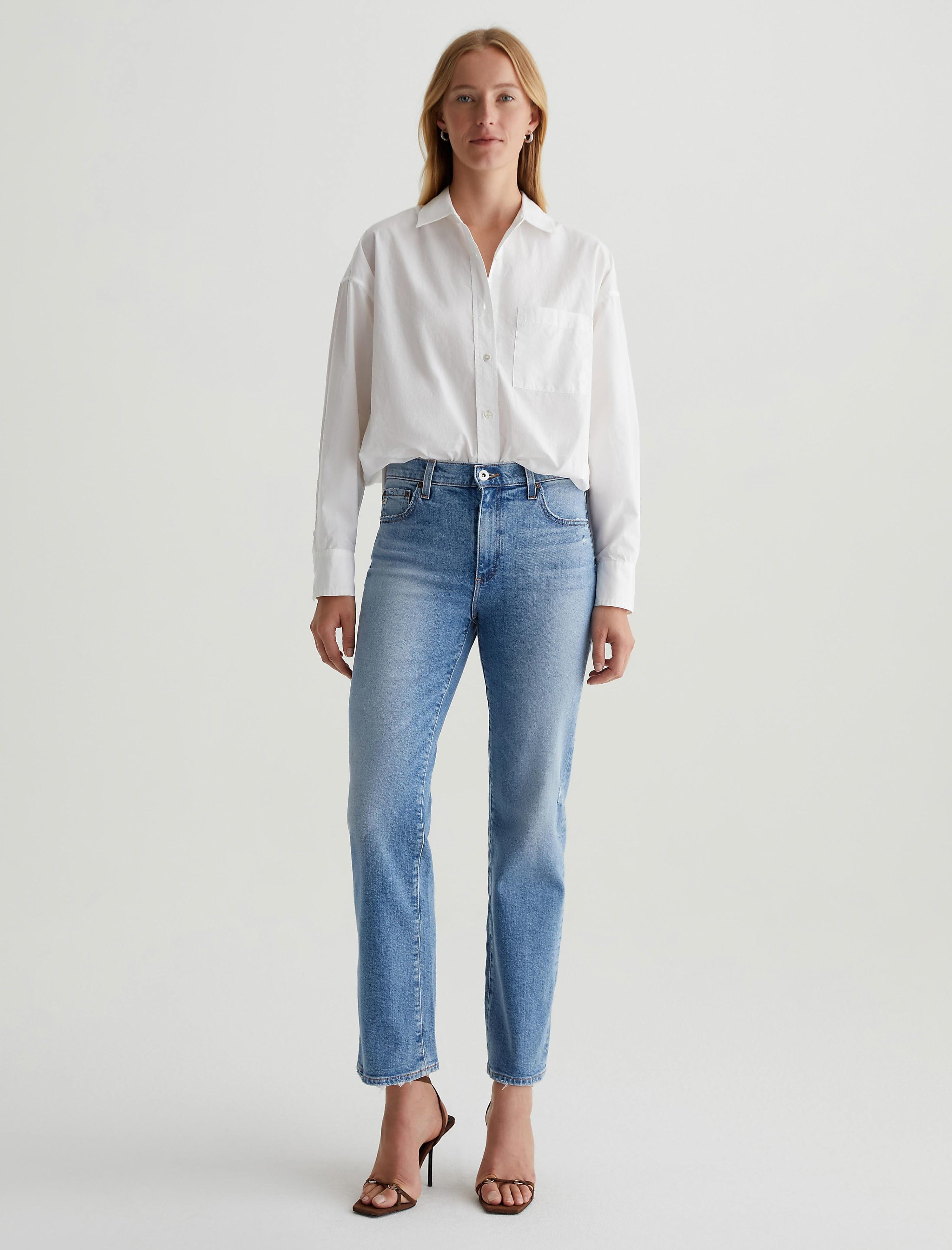 Women Brea Shirt Pearl White at AG Jeans Official Store