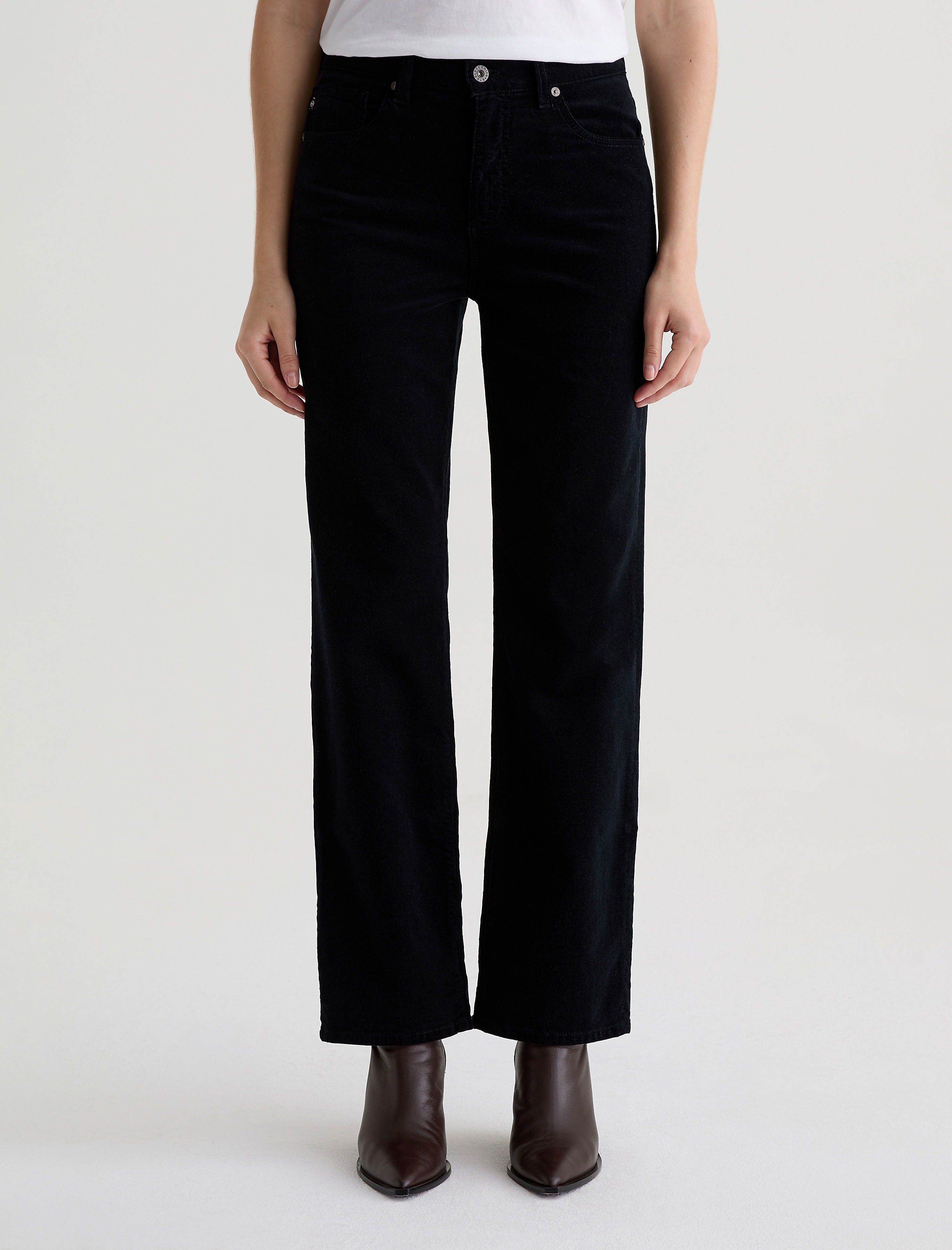 Women Brinley Corduroy Super Black at AG Jeans Official Store