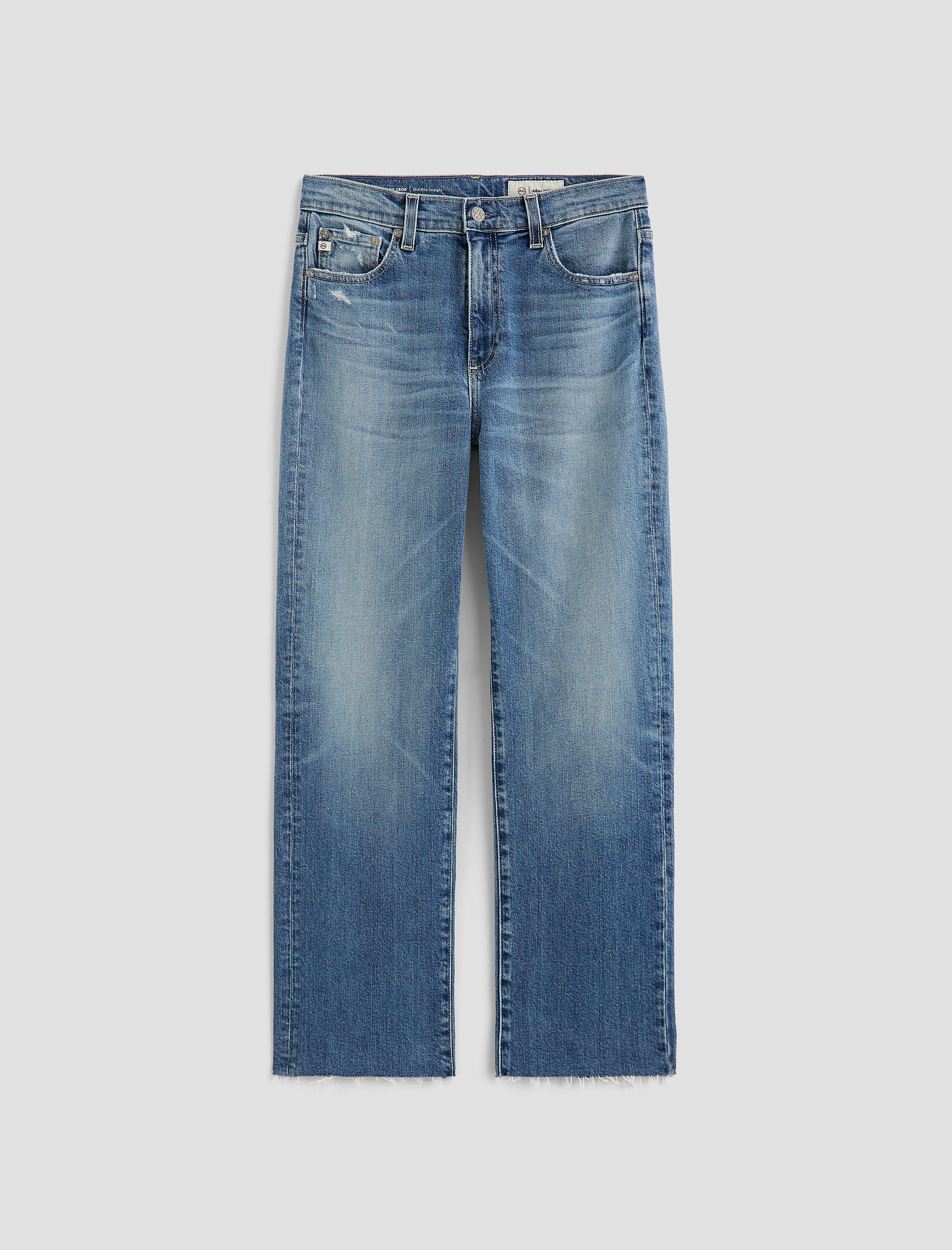 【BAON】Mildney Washing Denim Pants brinley-crop-ag-ed-mid-rise-