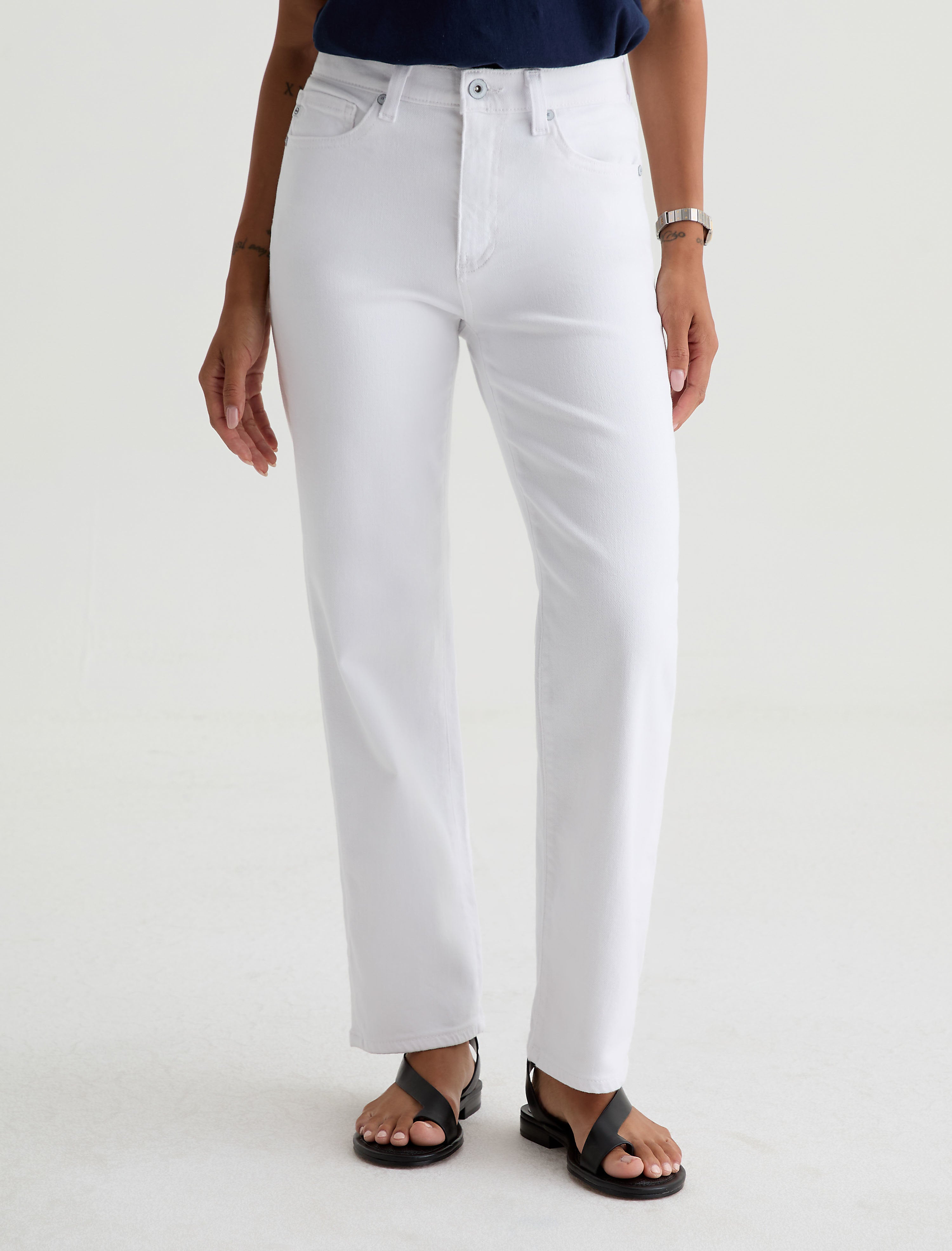 ブラムリー⭐️ Women Brinley Crop Gallery White at AG Jeans Official Store