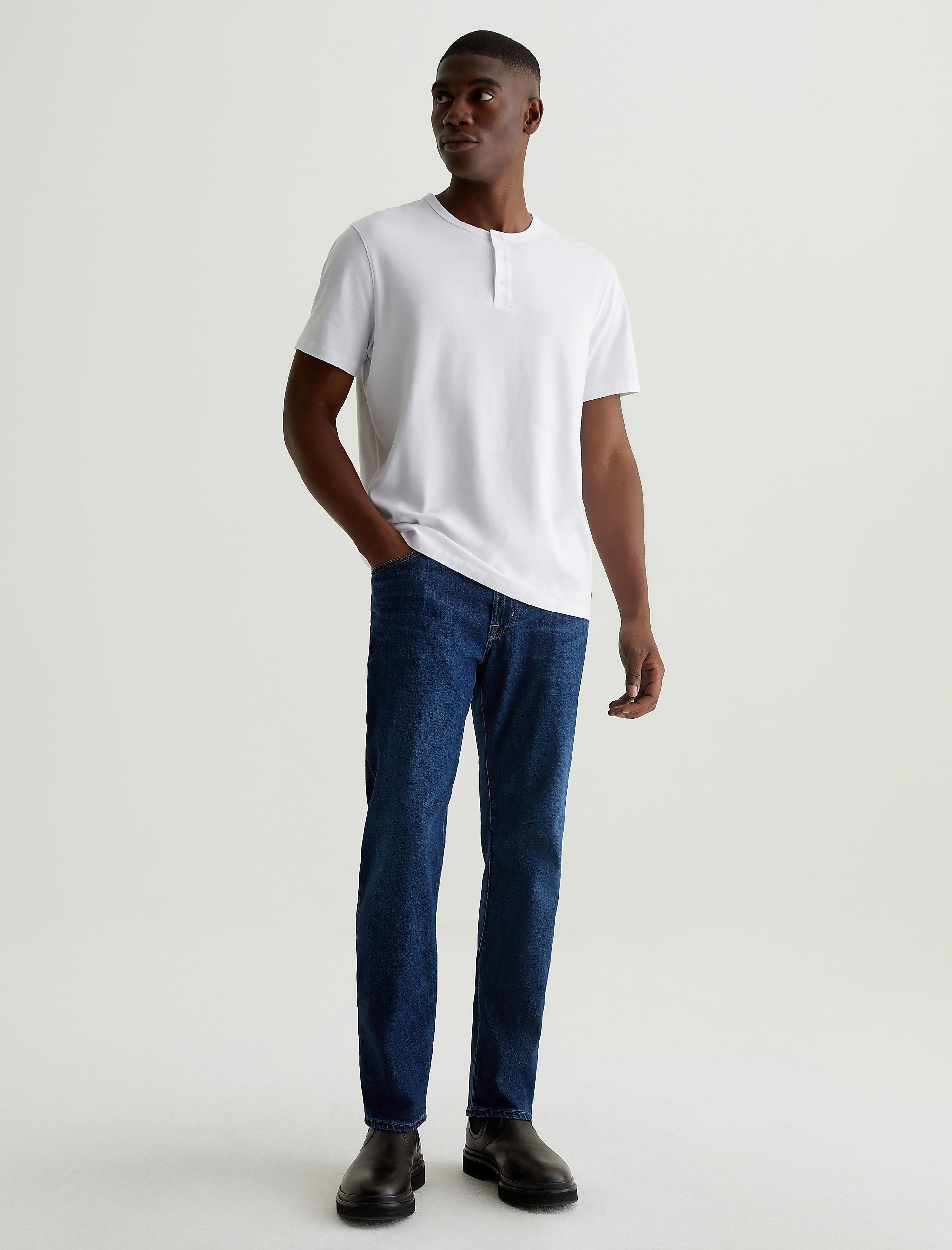 【MODERNIF】Blanc Overfit Short Sleeve T-shirt Basic Short Sleeve Tops – Fioboc
