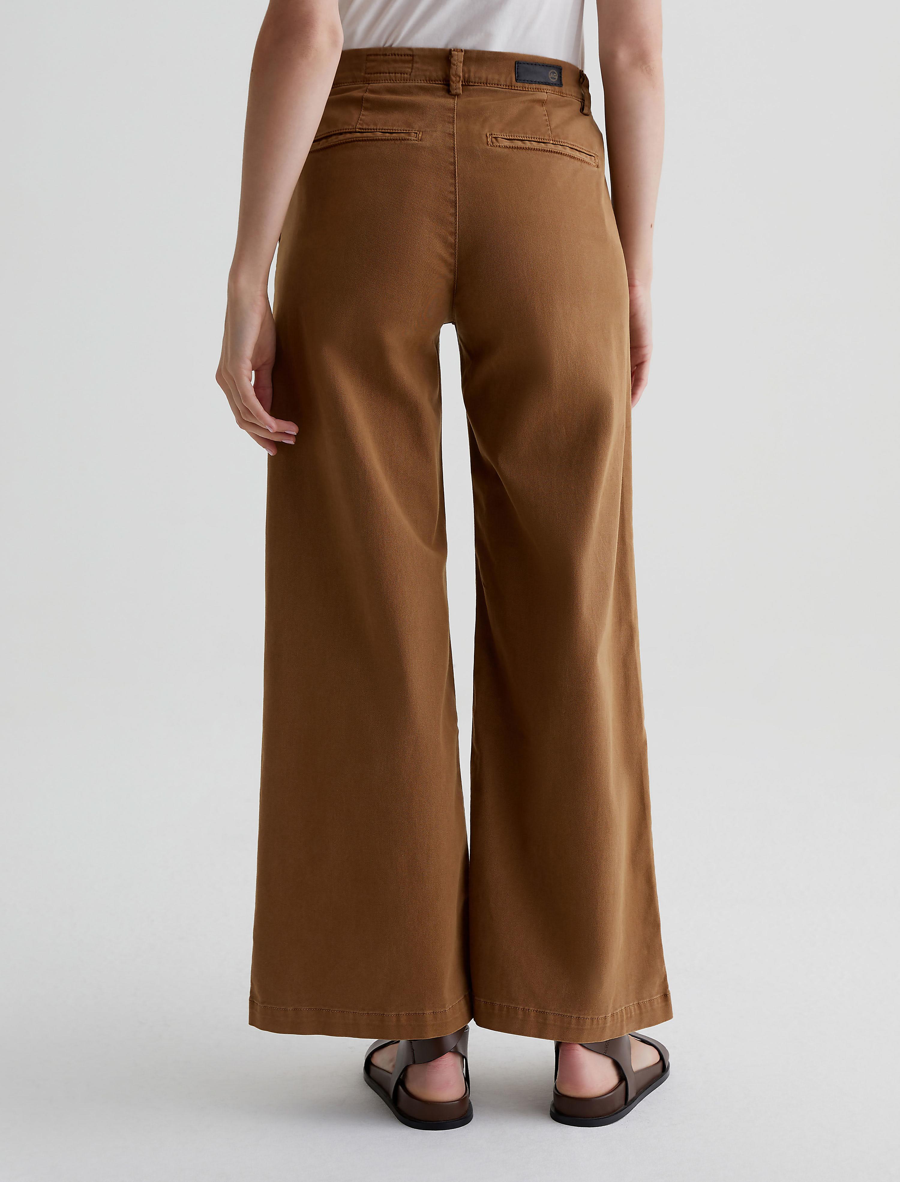 Women Caden Wide Leg Sulfur Camelwood at AG Jeans Official Store