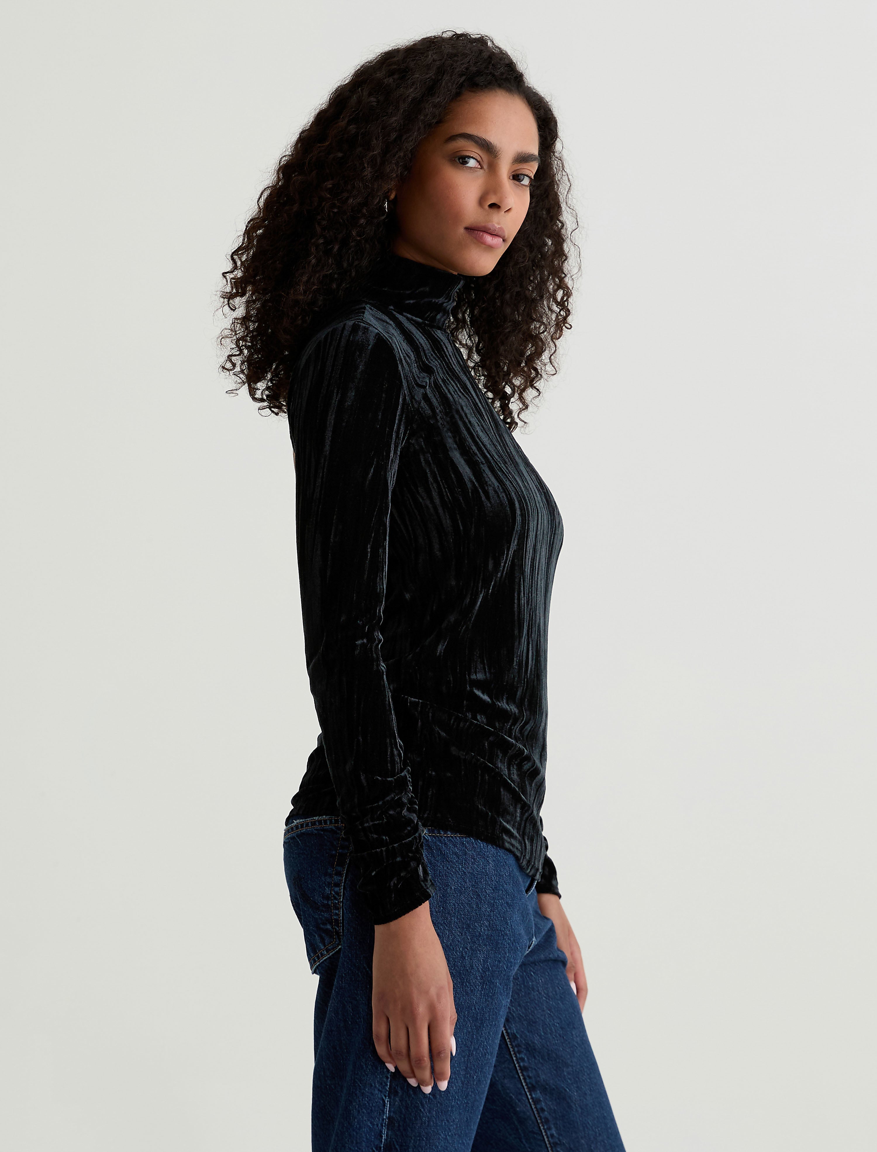 Women Candice Velvet Super Black at AG Jeans Official Store