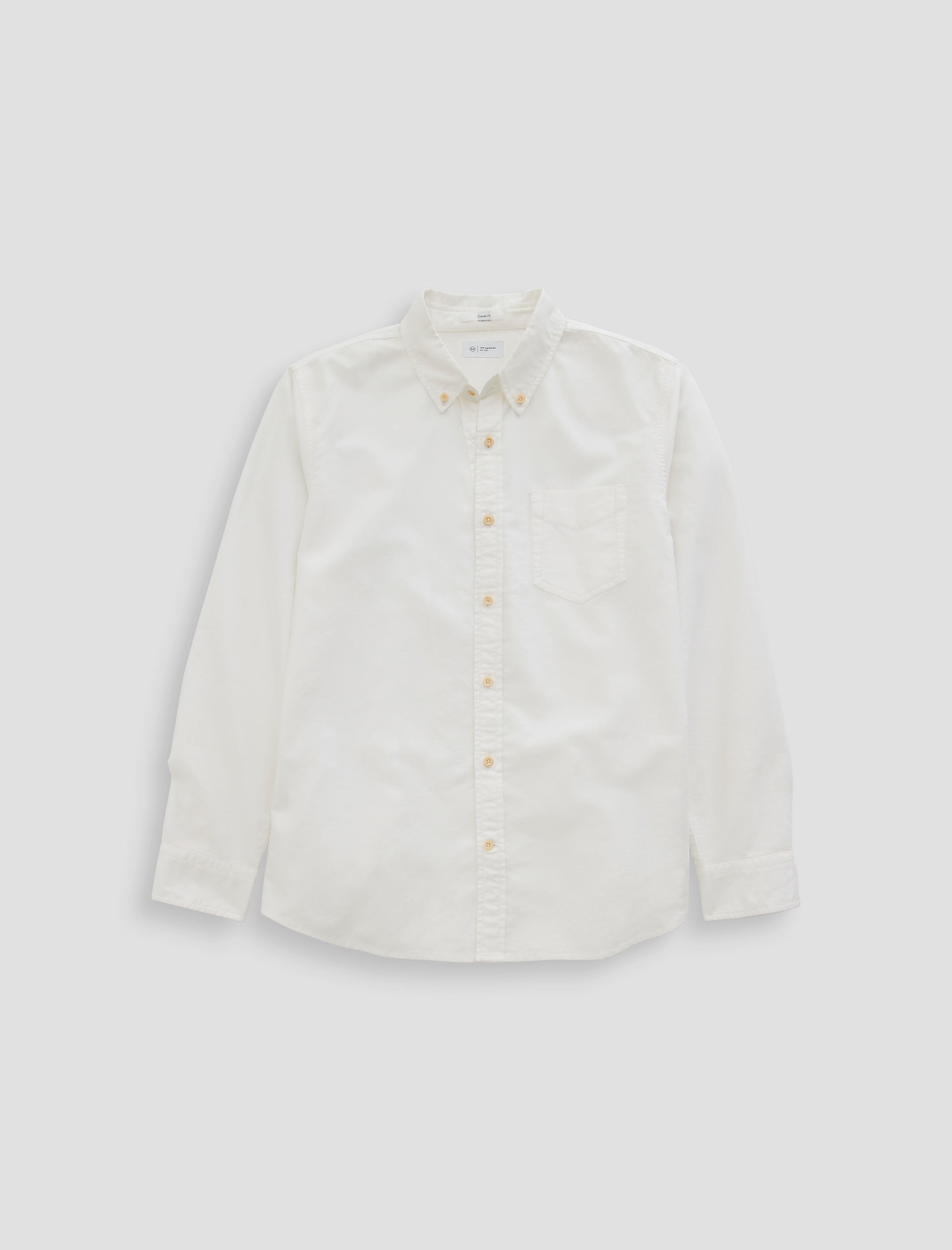 Men Dean Oxford Shirt White at AG Jeans Official Store