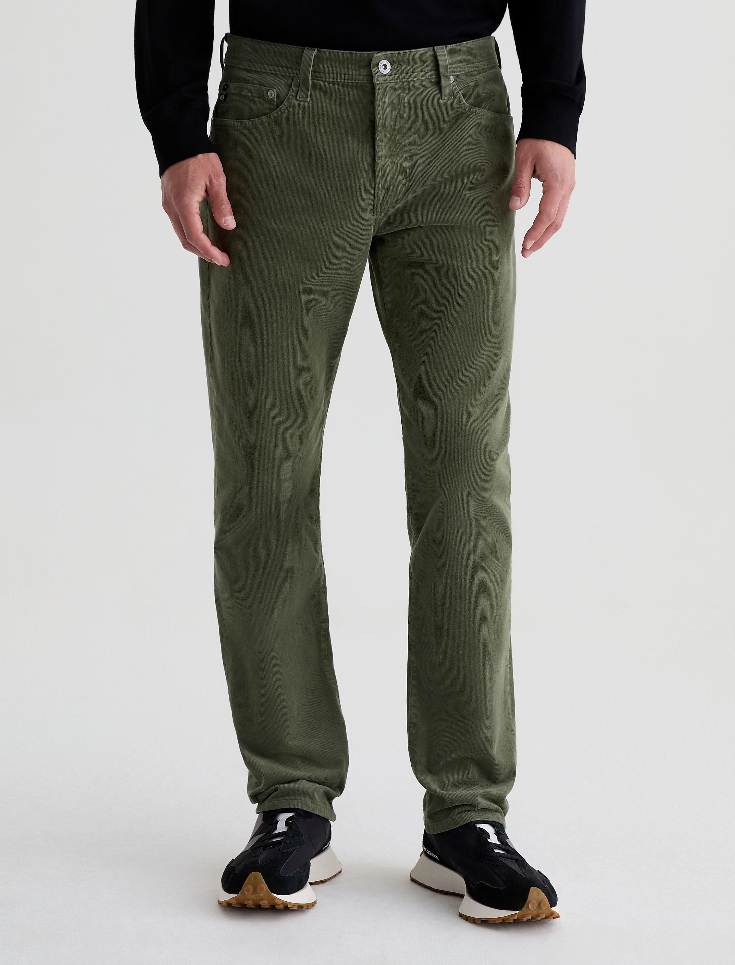 (取寄) AGジーンズ メンズ エバレット スリム ストレート コーデュロイ パンツ AG Jeans men Everett Slim Straight Corduroy Pants Urban Green Men Everett Corduroy Urban Green at AG Jeans Official Store