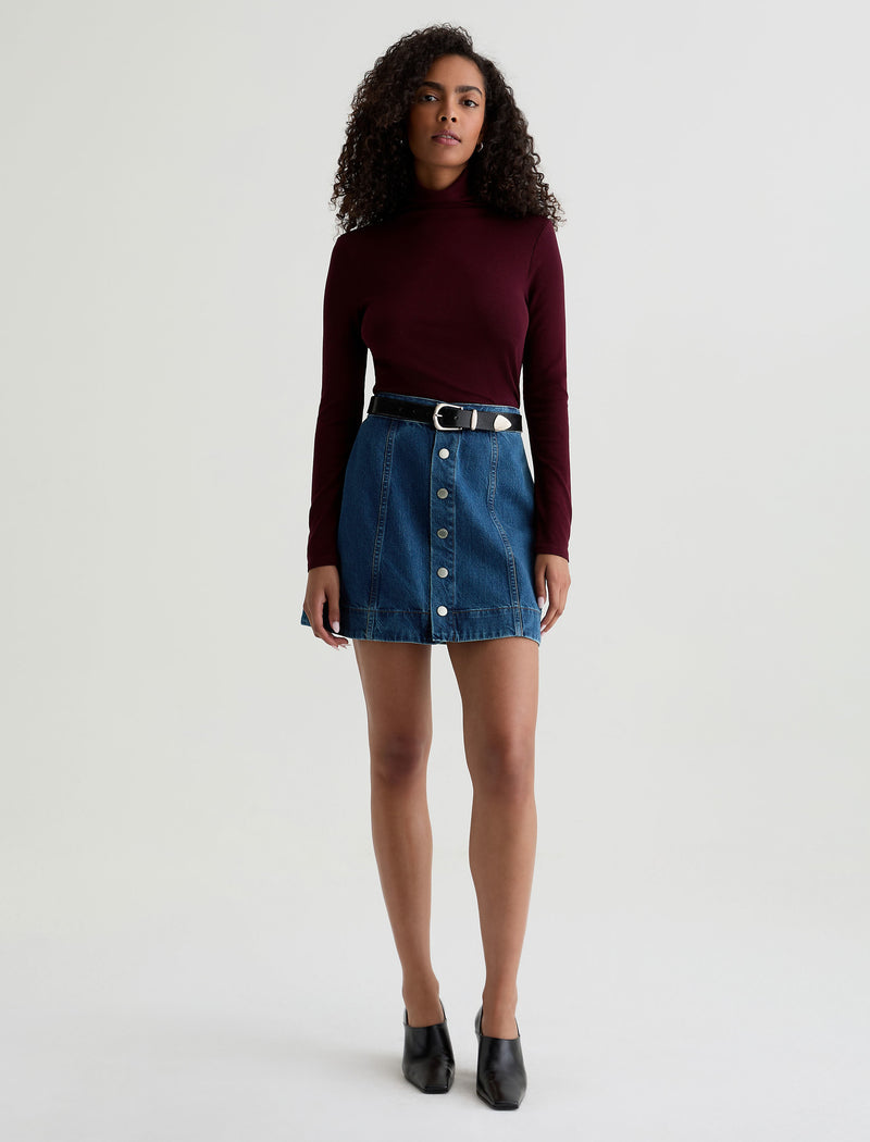 Women Evie Denim Skirt Denali at AG Jeans Official Store Women Evie Denim Skirt Denali at AG Jeans Official Store