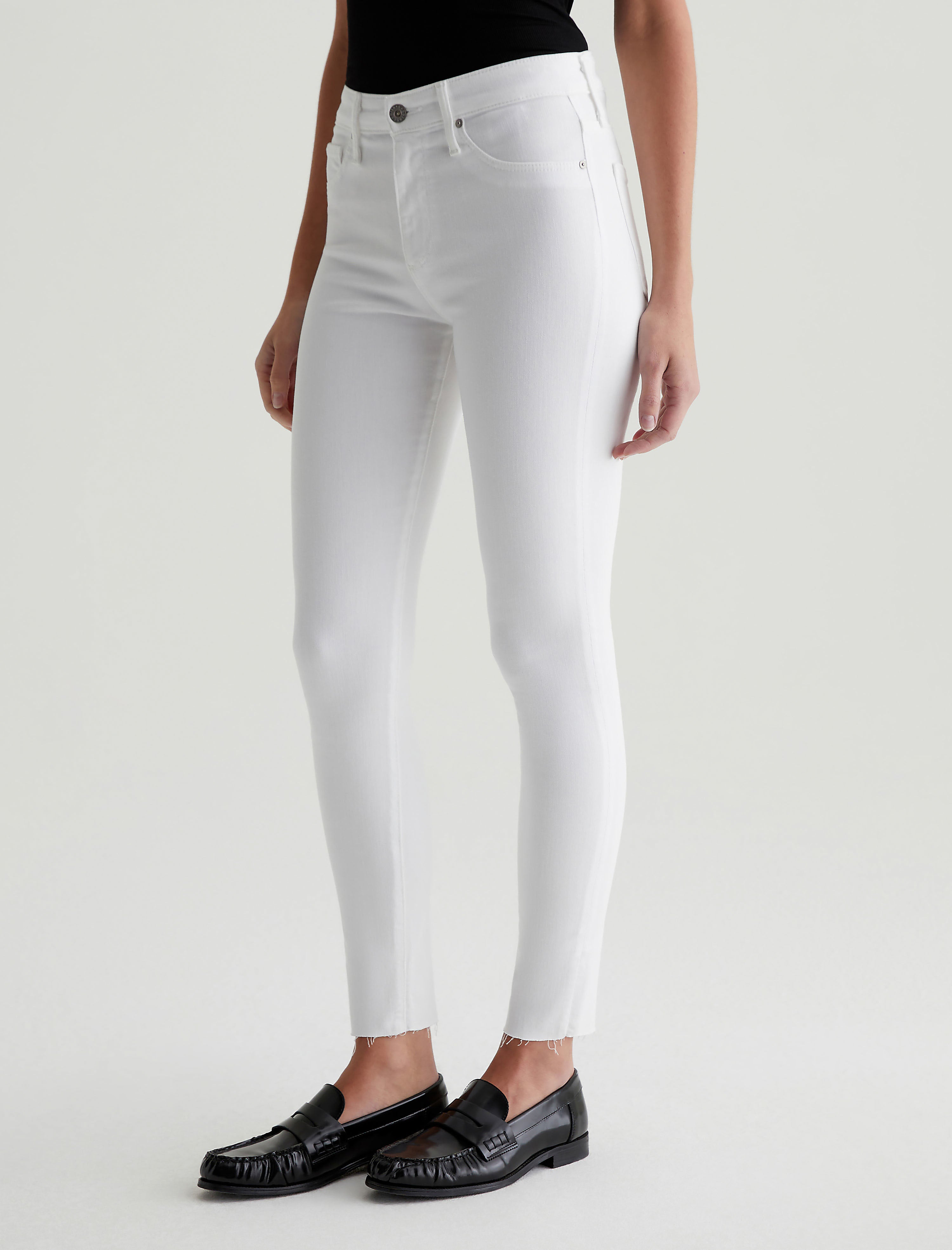 【AG】Farrah Skinny Ankle ハイライズ スキニーアンクルデニム Womens Farrah Skinny Ankle Blue Above at AG Jeans Official Store