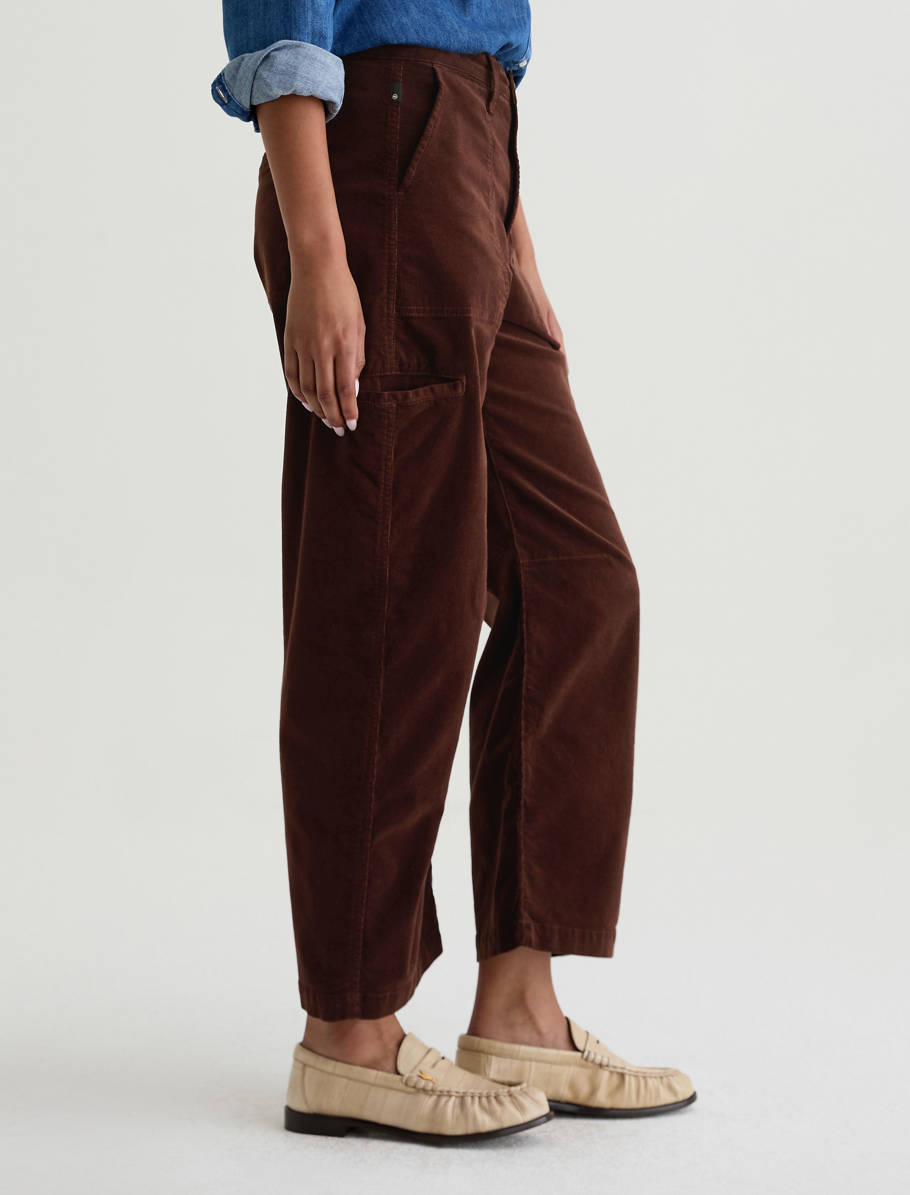 Women Hazal Corduroy Coffee Bean at AG Jeans Official Store