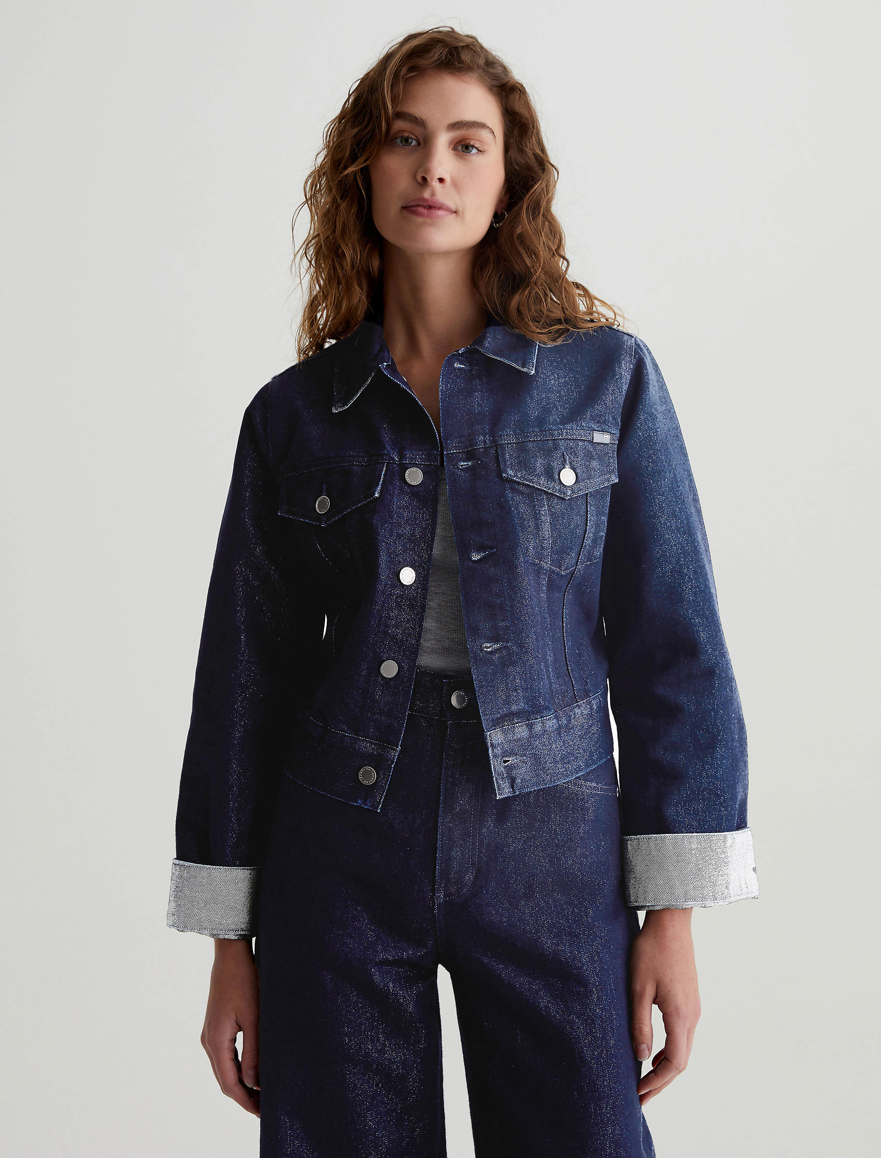 SITTING PRETTY FUR TRIM DENIM JACKET – AKIRA