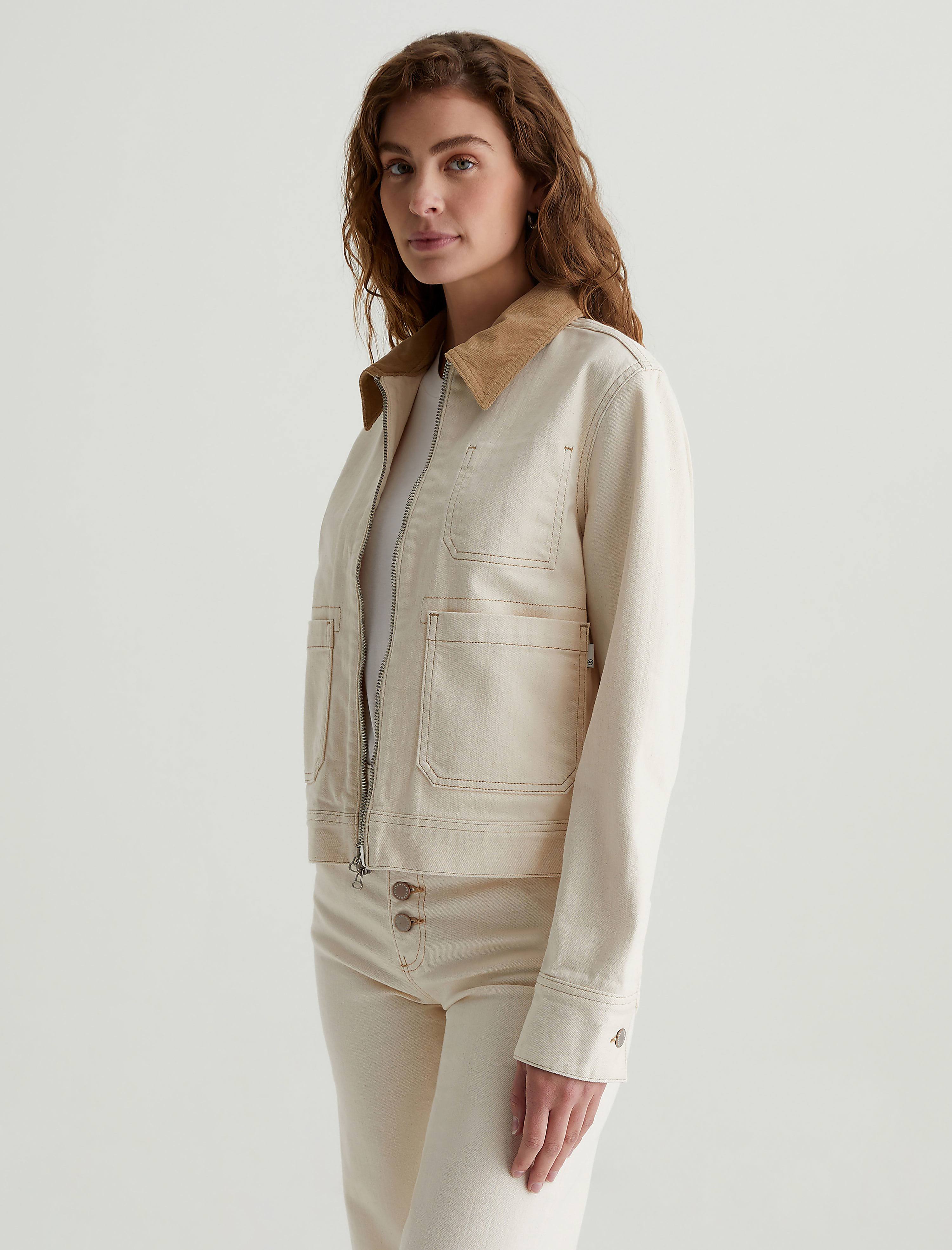 [JILLSTUART]★25SS★Pocket Linen Mix Short Sleeve Jacket Buy White Short Sleeve Jacket with Linen from Next USA