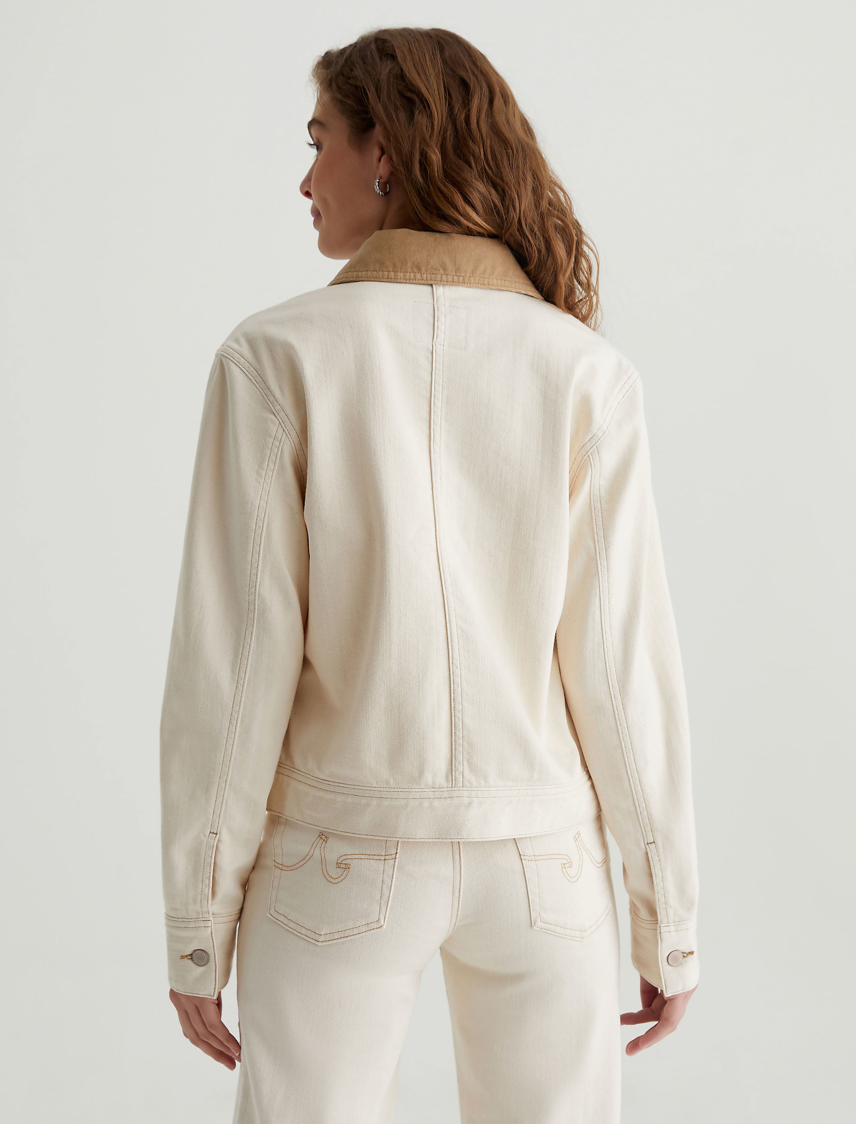 Women Jo Jacket White Oat/Sandstone Mist at AG Jeans