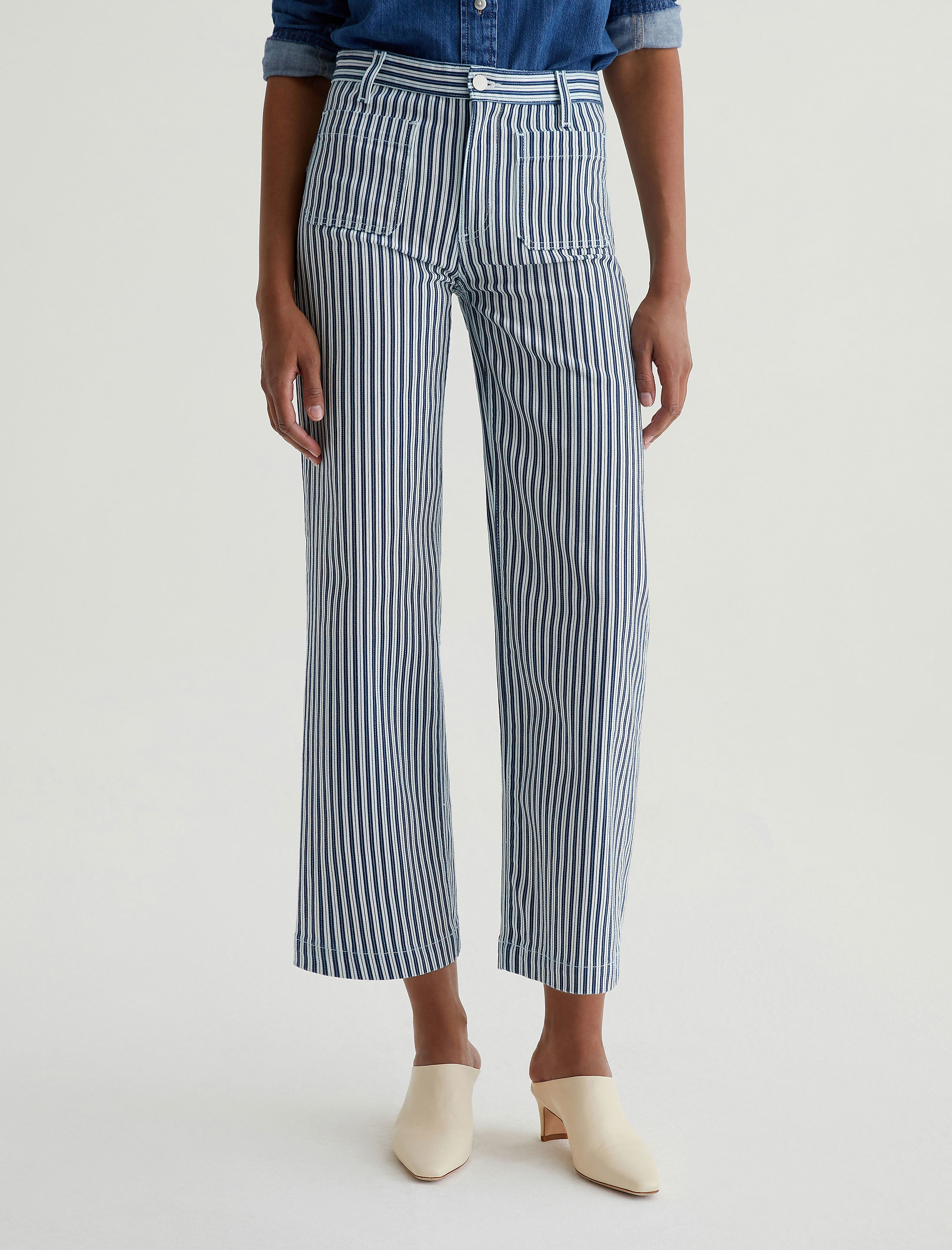 Women Kassie Nordic Stripe Indigo Multi at AG Jeans Official Store