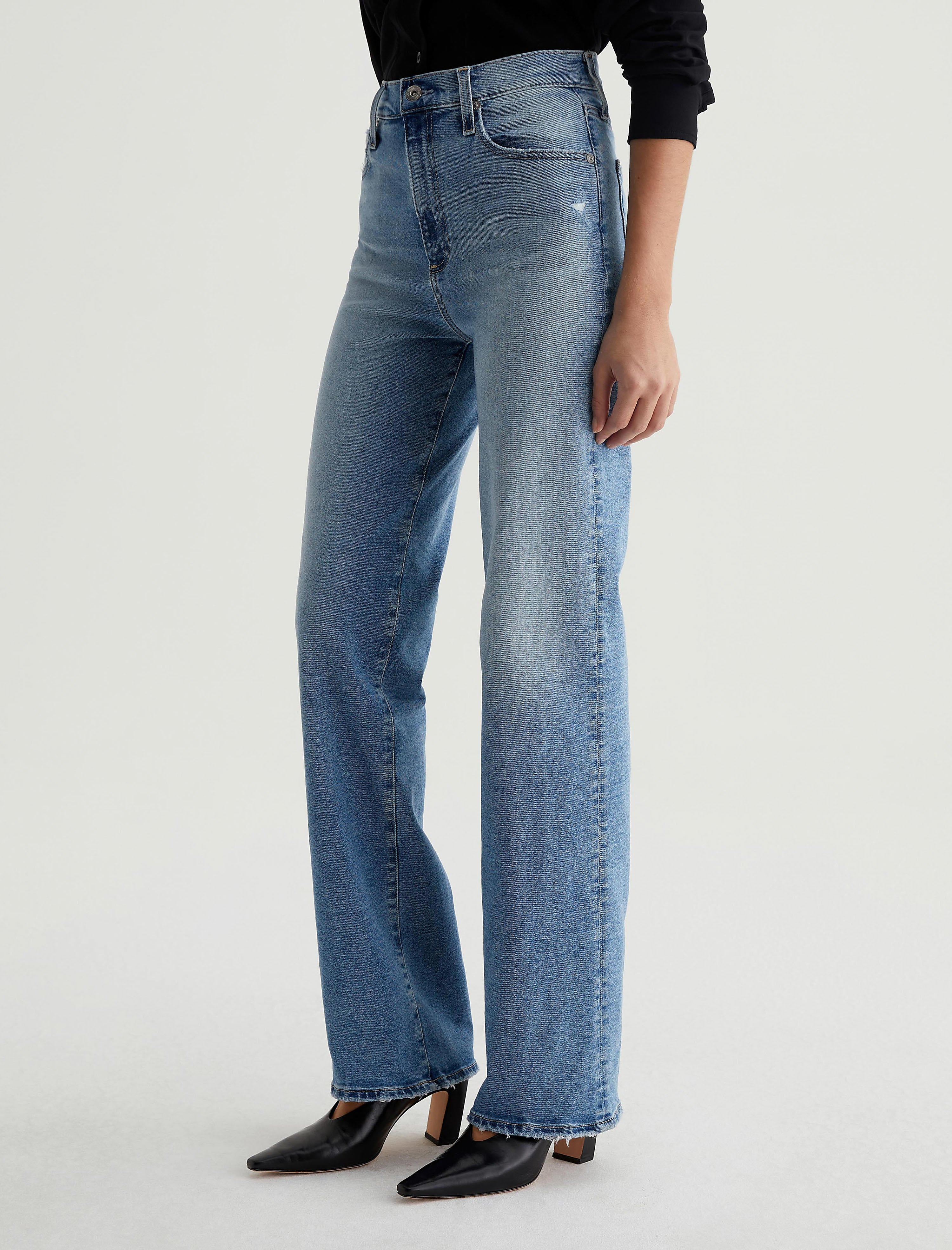 【KOOLOSET】Curved Wide Denim KOOLOSET】Curved Wide Denim