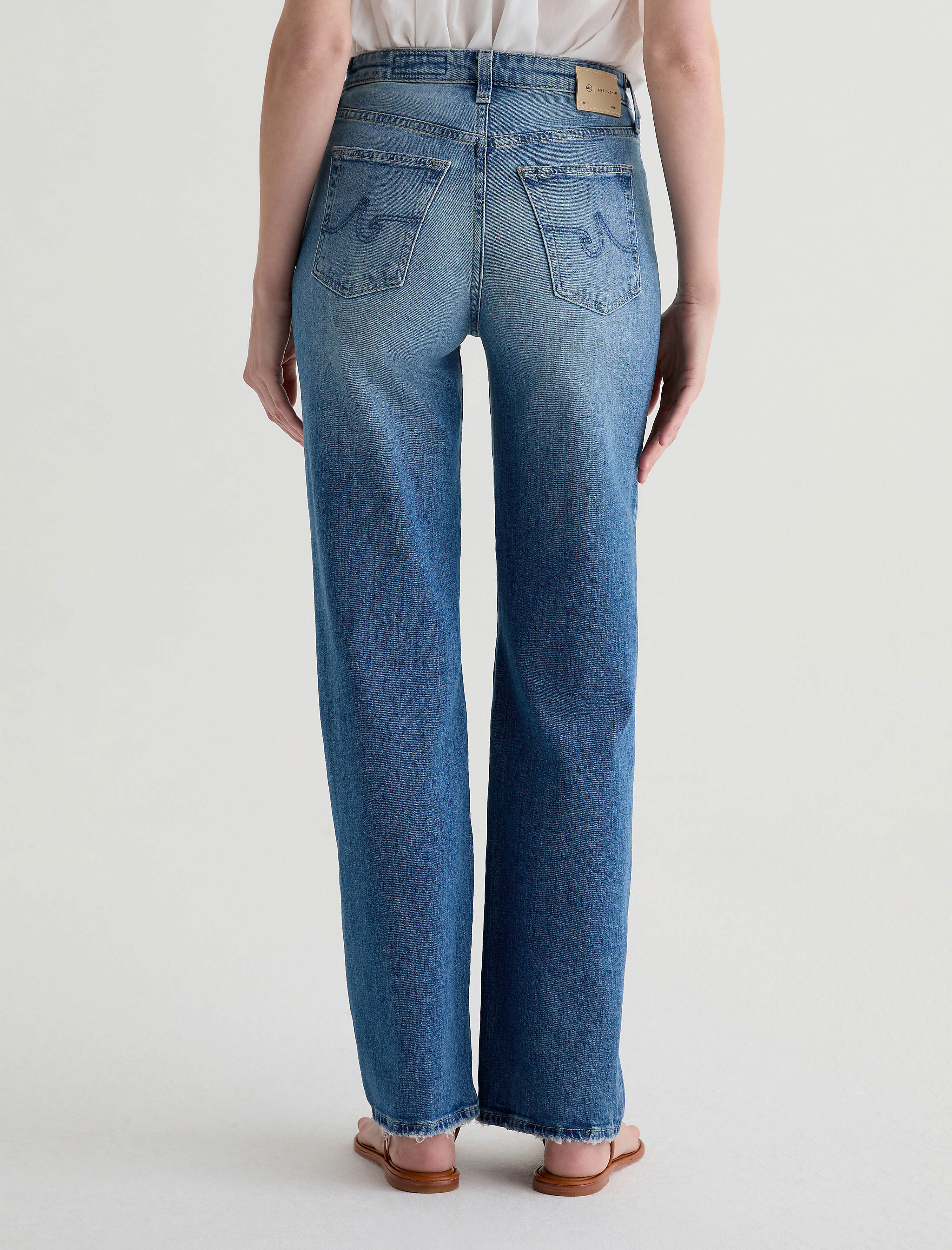 (取寄) AGジーンズ レディース コラ ハイライズ ワイド レッグ イン 13 イヤーズ パレルモ AG Jeans women Kora High-Rise Wide Leg in 13 Years Palermo 13 Years Palermo Women Kora 13 Years Palermo at AG Jeans Official Store