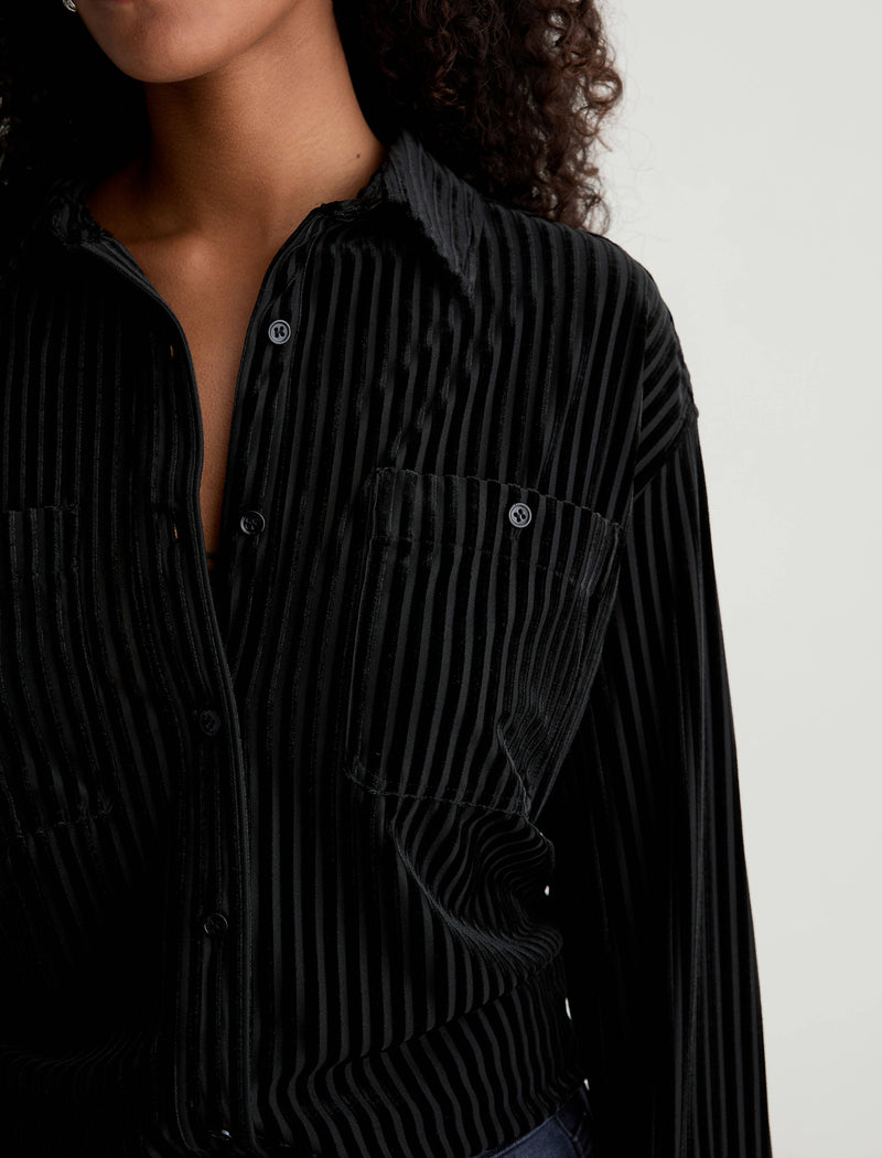 Women Leny Velvet Super Black at AG Jeans Official Store Women Leny Velvet Super Black at AG Jeans Official Store